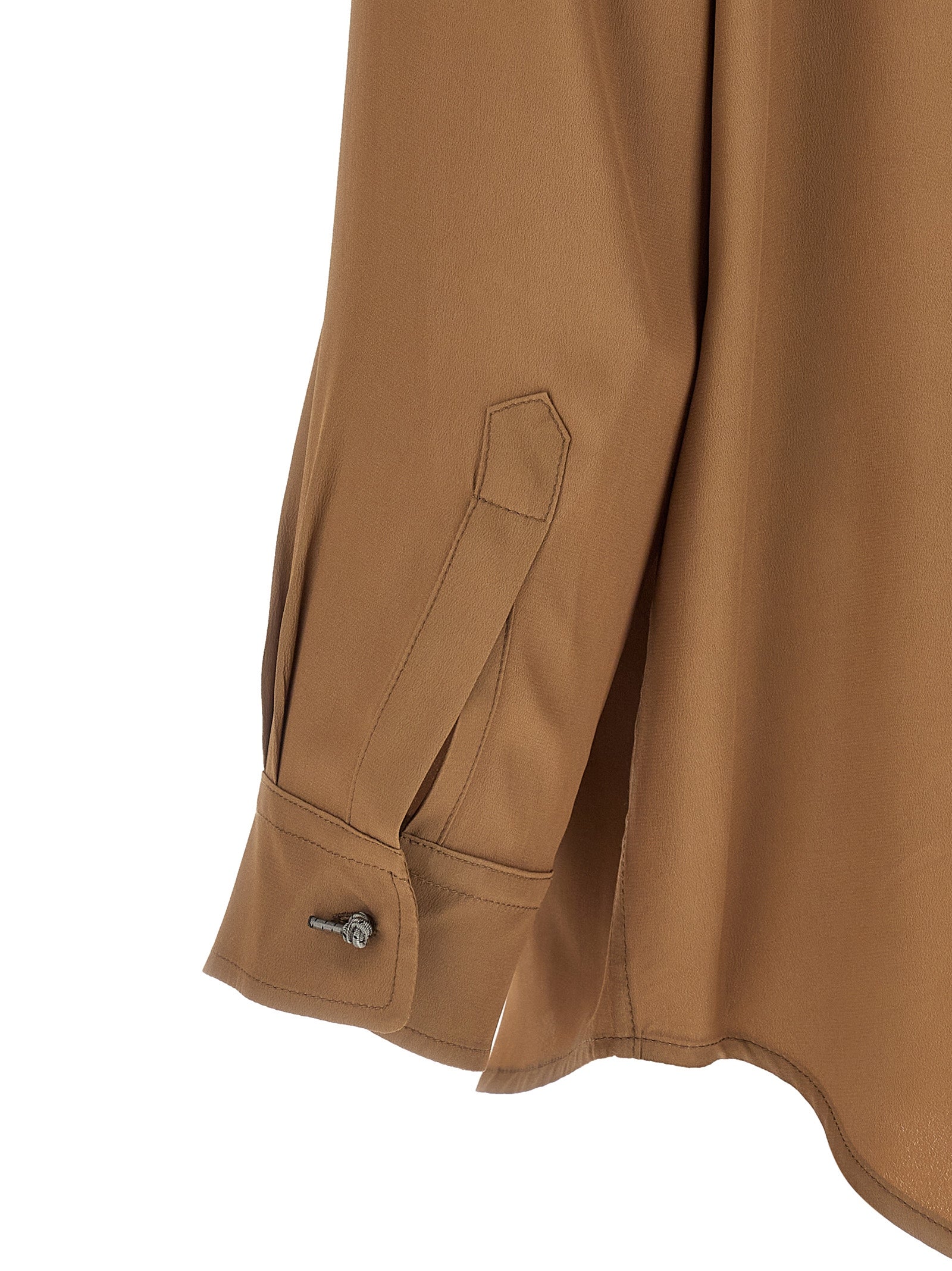 Magliano Brown Acetate Men's Blouse