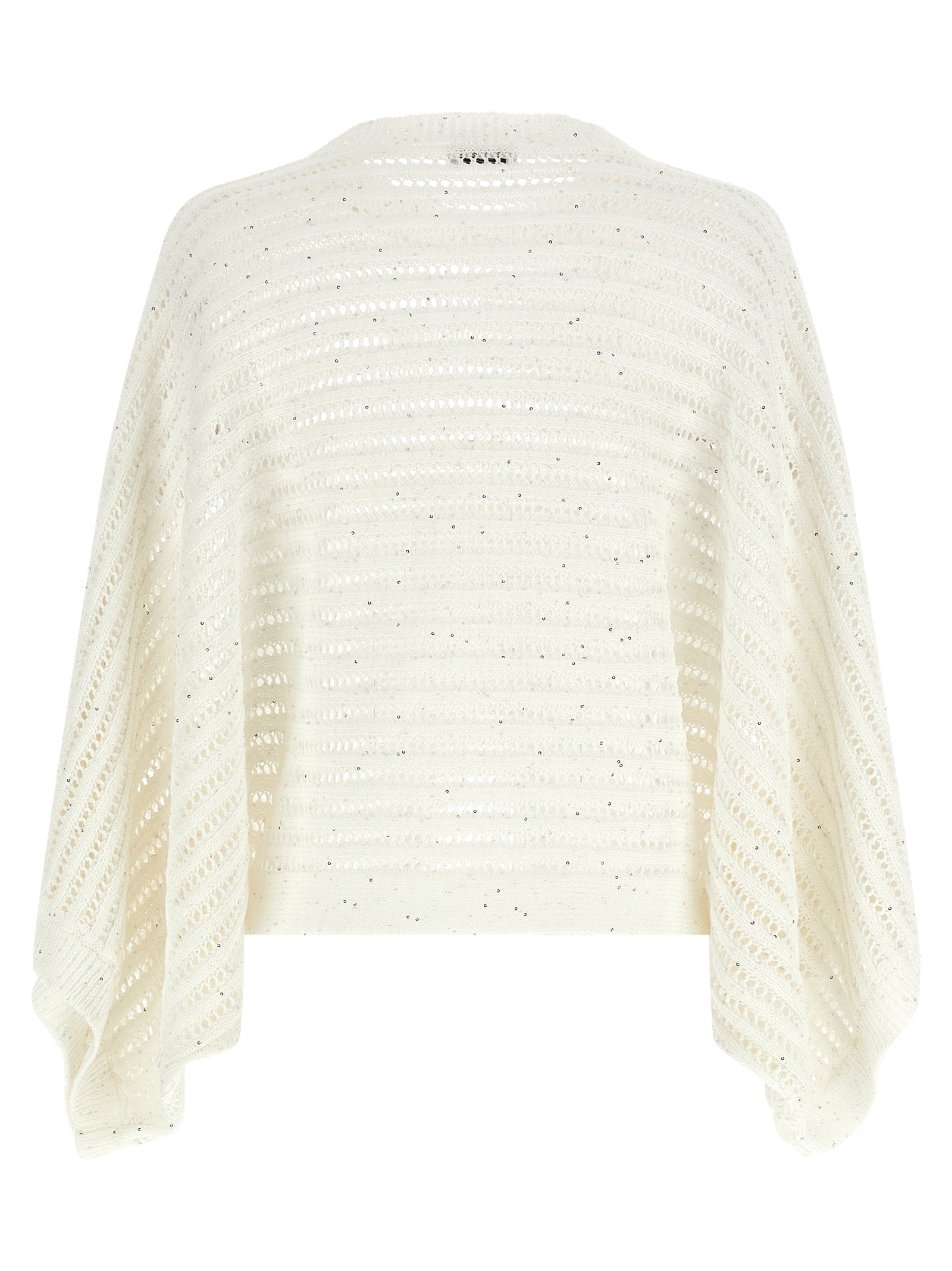 Peserico White Cotton Women's Cardigan