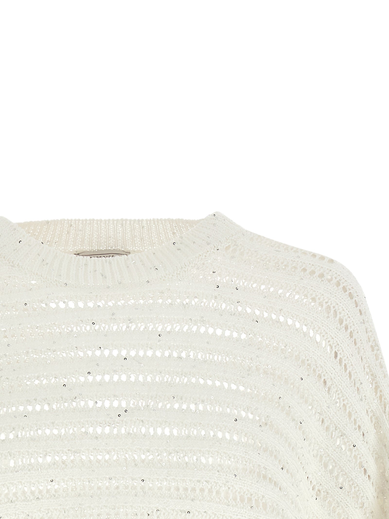 Peserico White Cotton Women's Cardigan