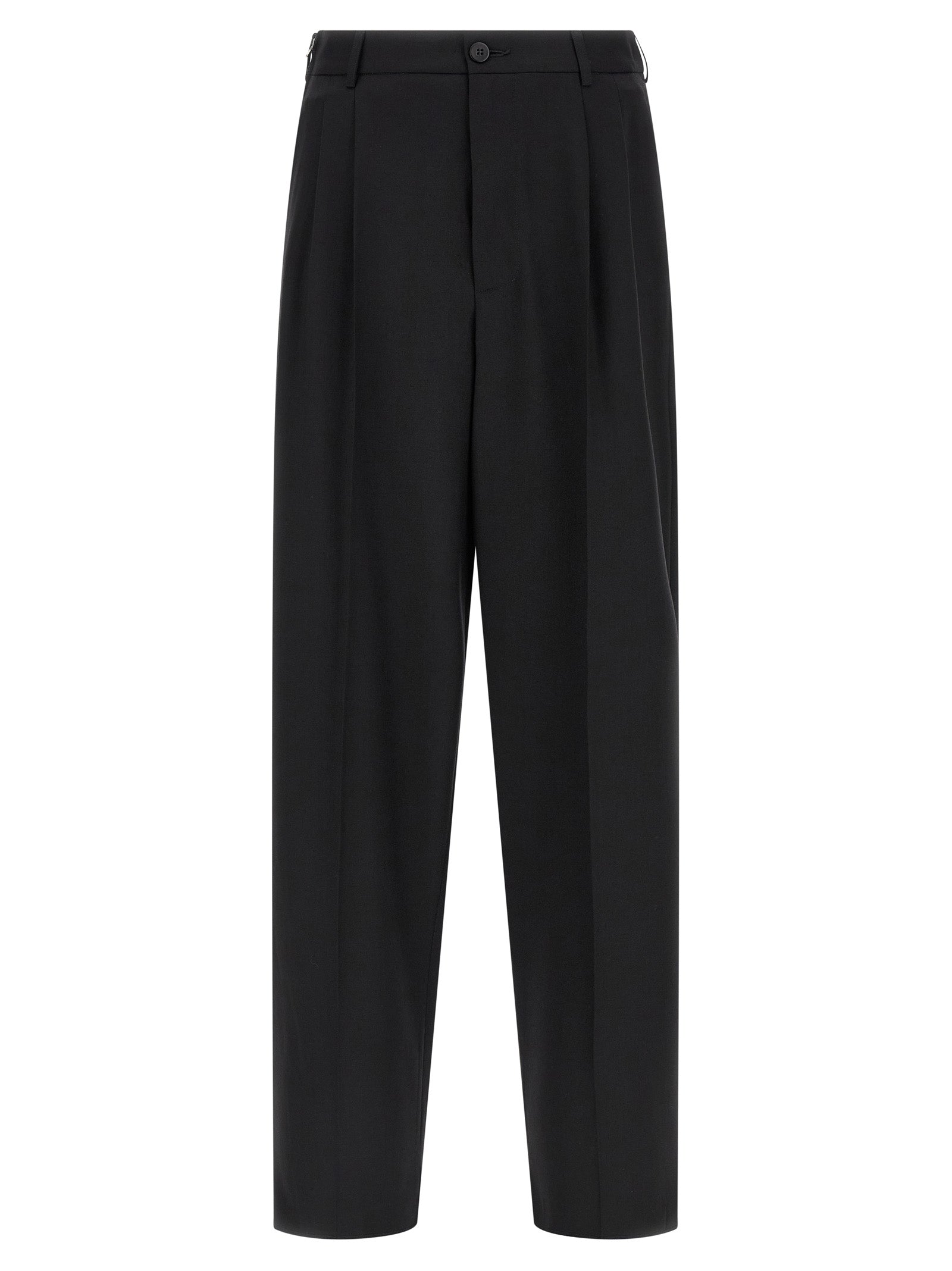 Magliano Black Wool Dress Men's Pants
