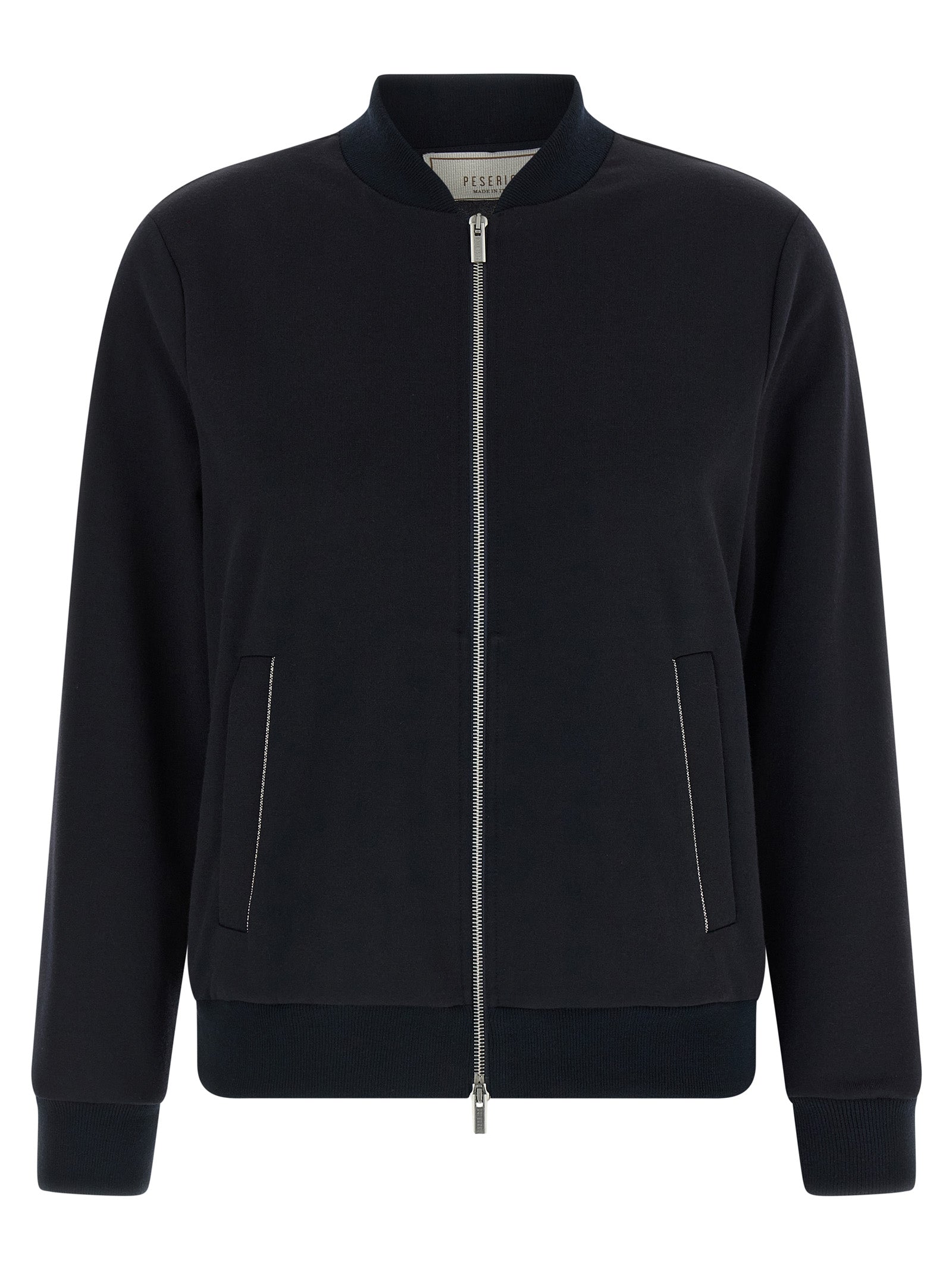 Peserico Blue Cotton Women's Bomber