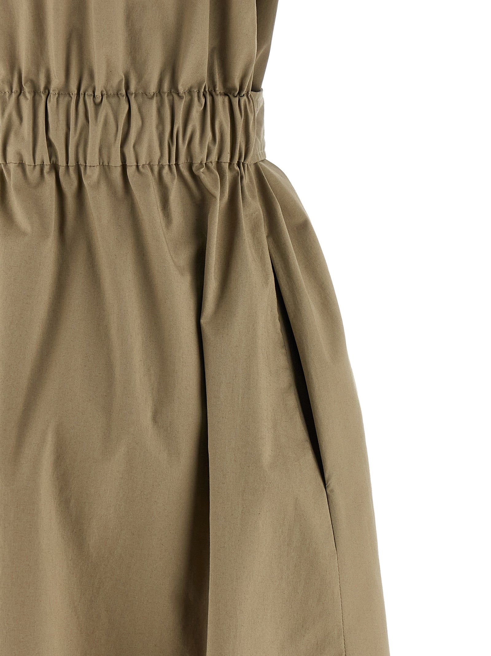 Peserico Bicolor Cotton Midi Women's Dress