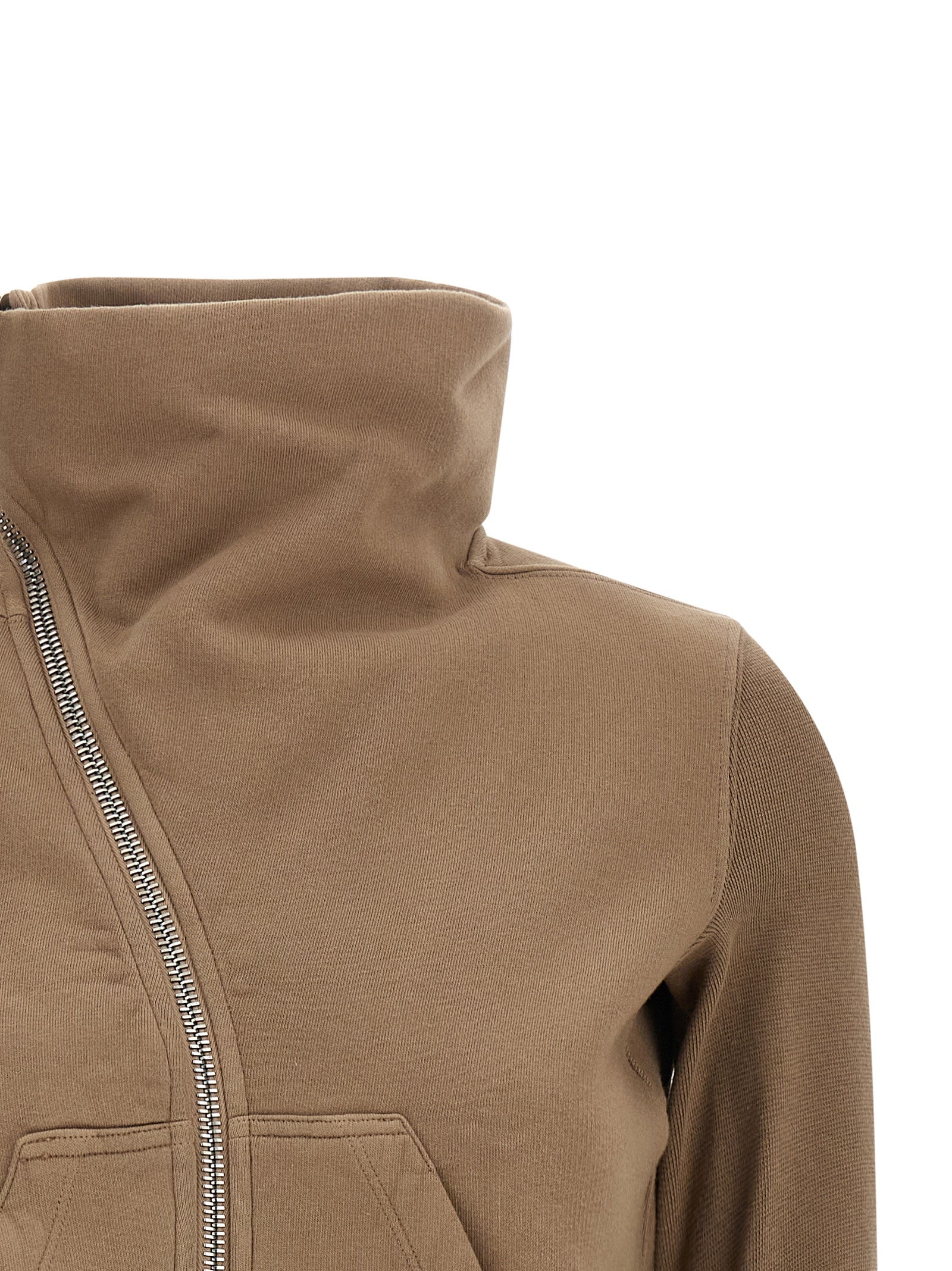 DRKSHDW Beige Cotton Women's Sweatshirt