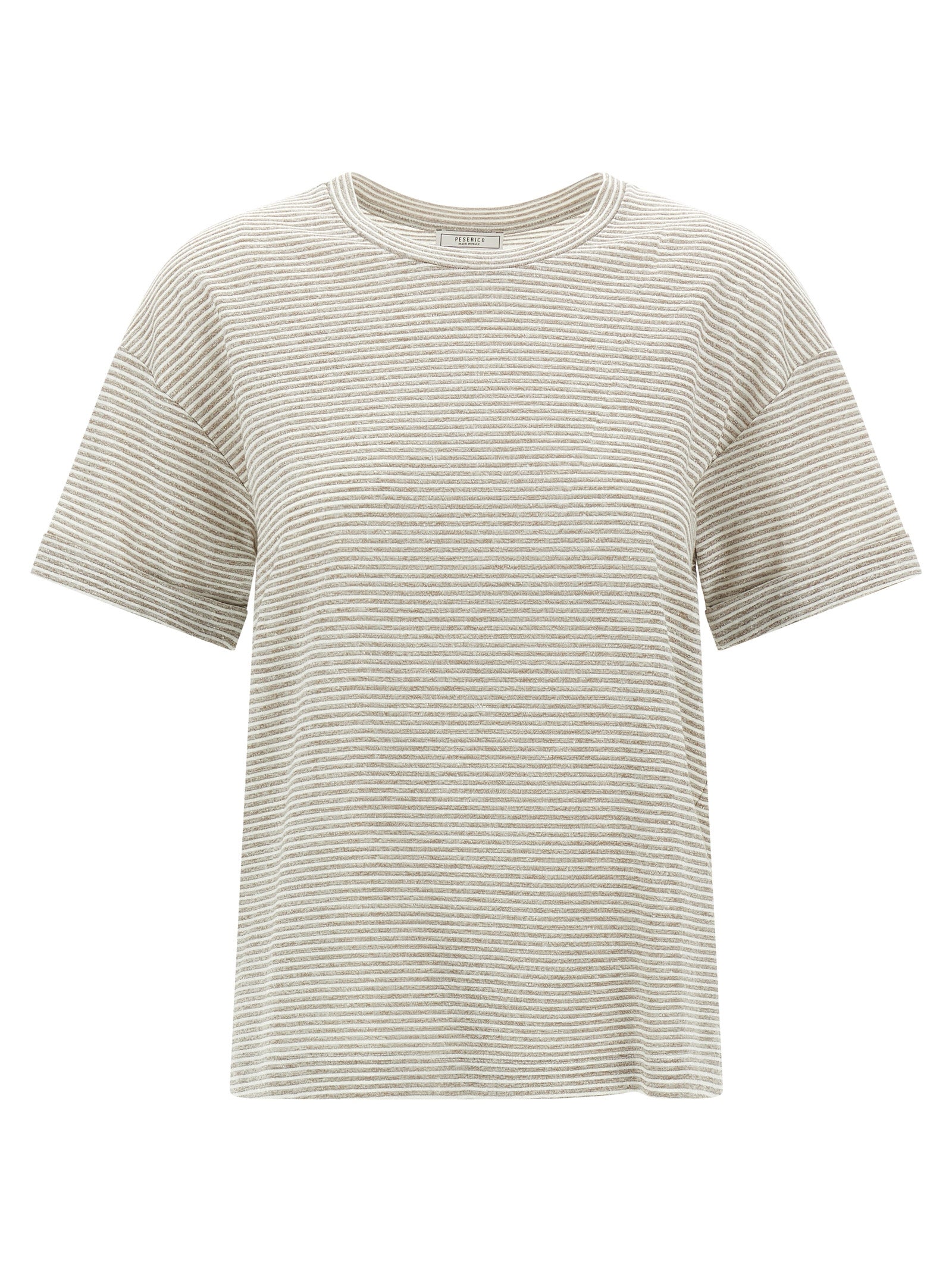 Peserico Beige Linen Women's T-Shirt