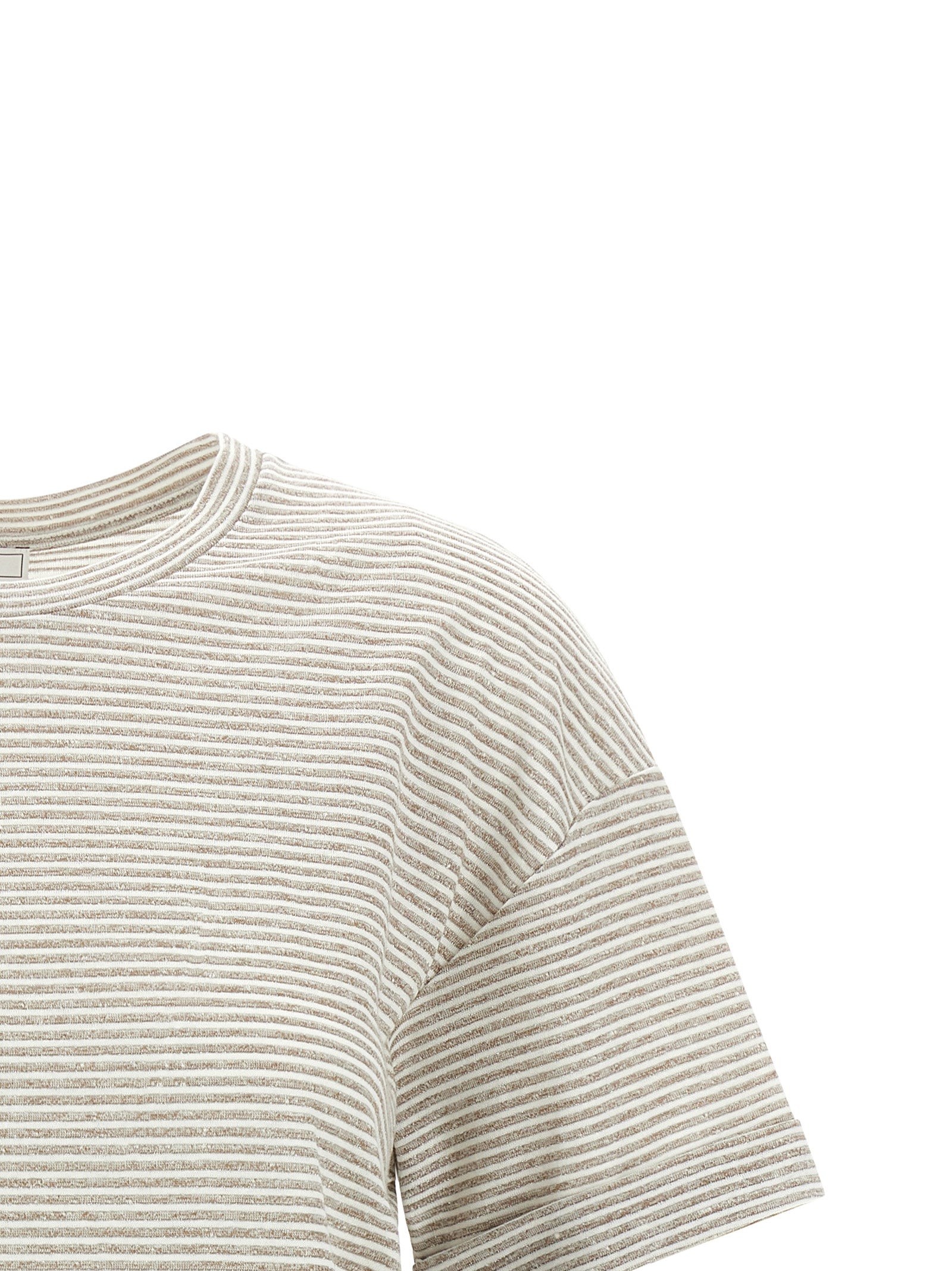 Peserico Beige Linen Women's T-Shirt