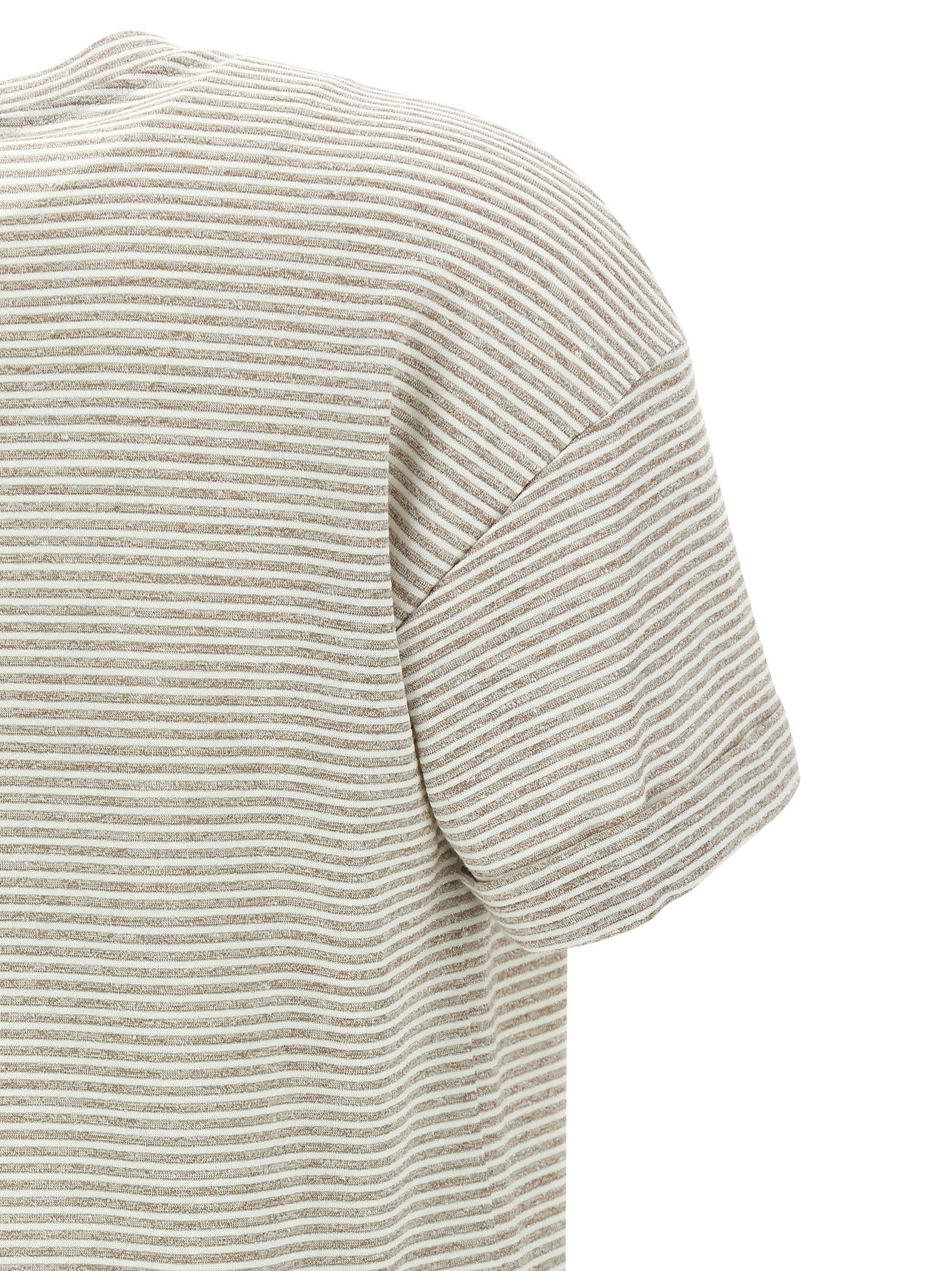 Peserico Beige Linen Women's T-Shirt