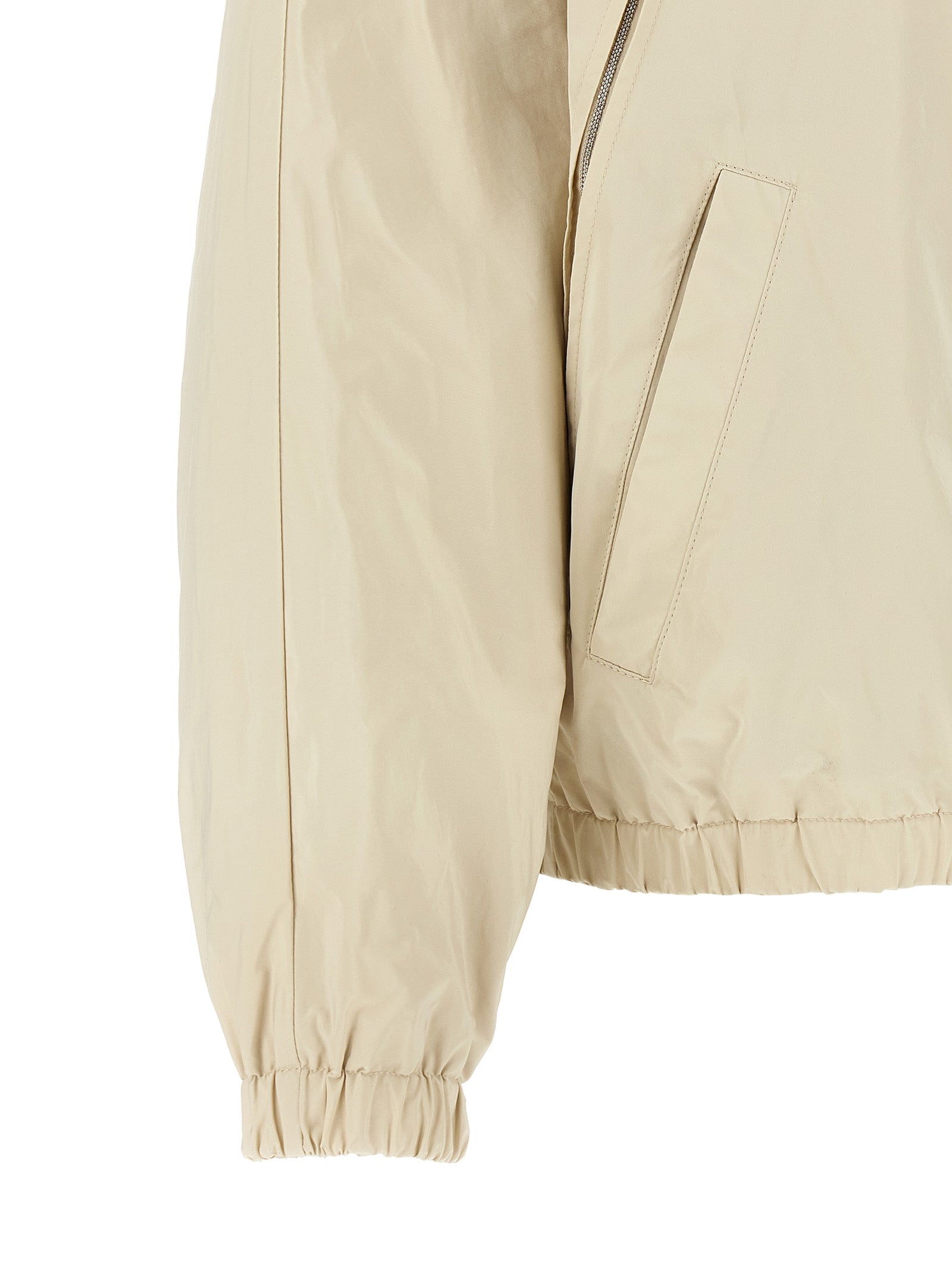 Peserico Beige Polyester Shell Women's Jacket