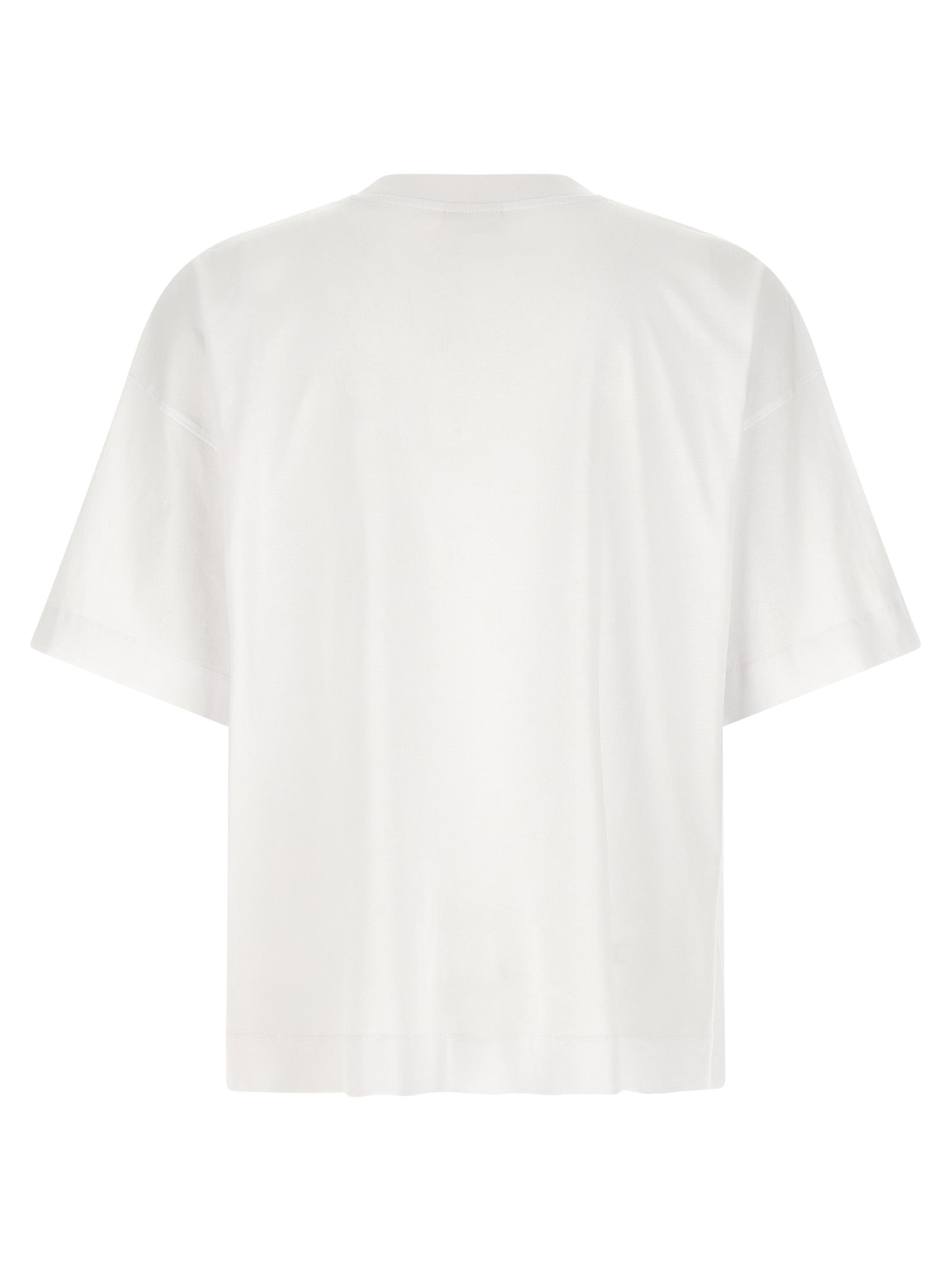 Dries Van Noten White Cotton Men's T-Shirt