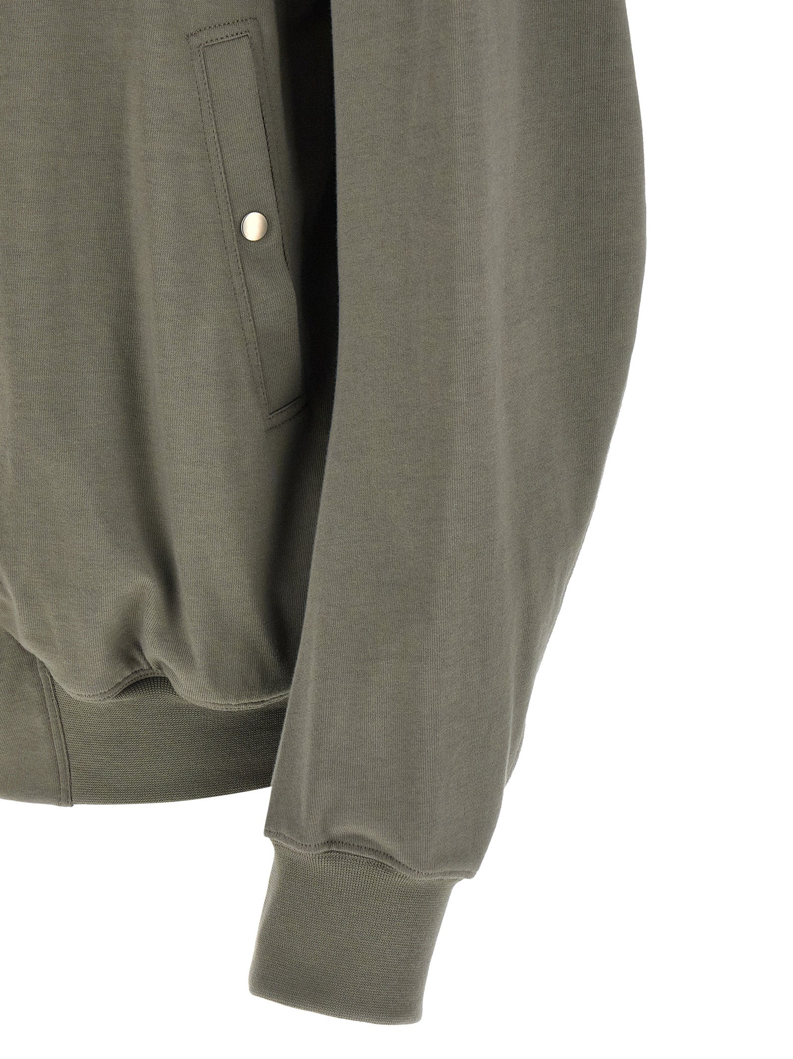 Rick Owens Gray Cotton Men's Sweatshirt