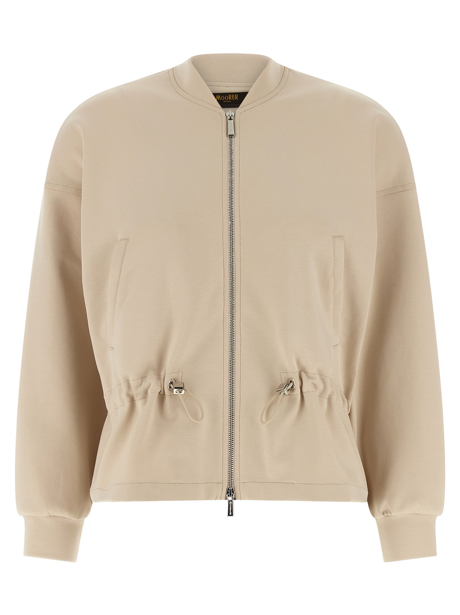 MooRER Beige Cotton Women's Sweatshirt