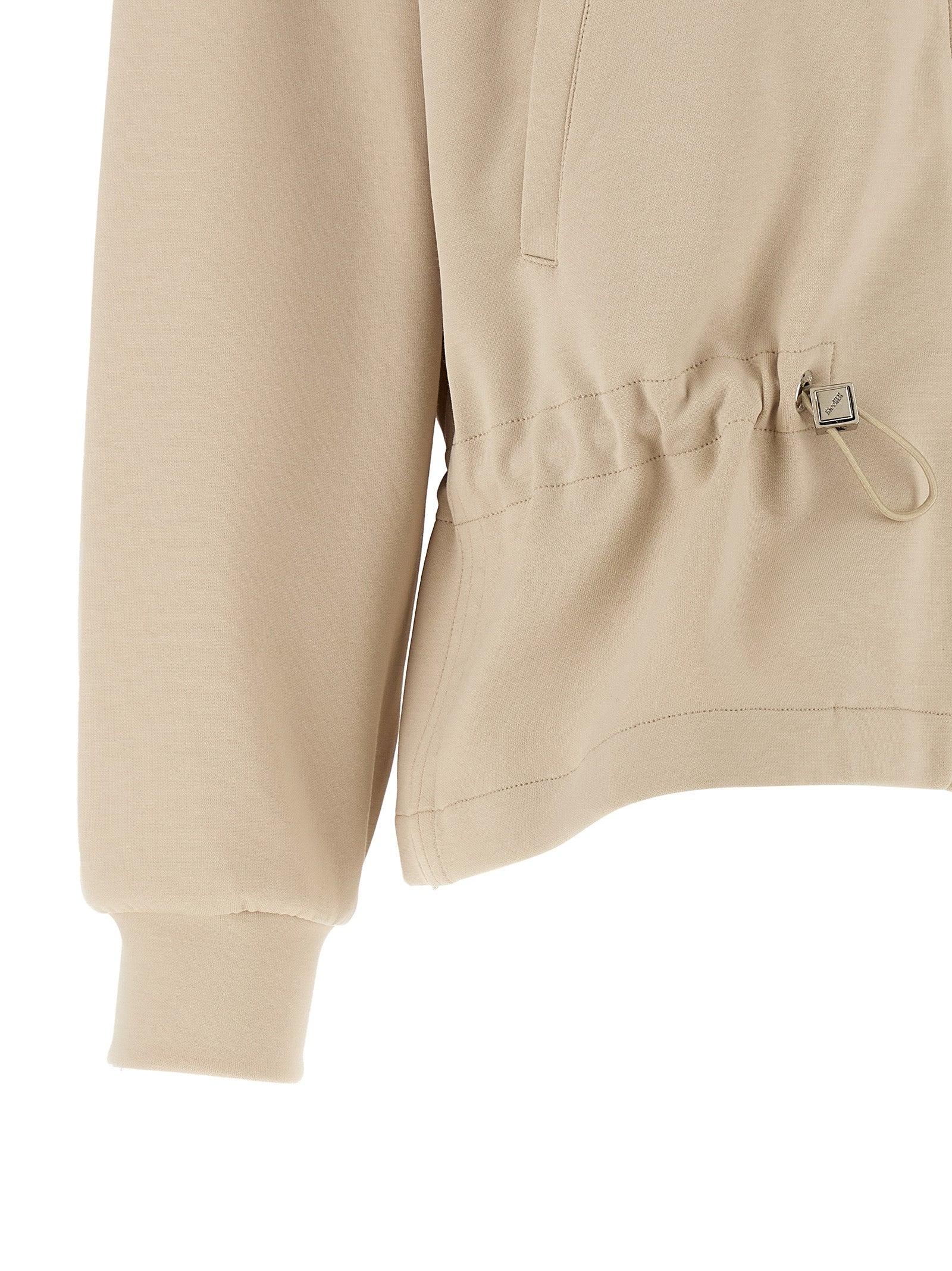 MooRER Beige Cotton Women's Sweatshirt