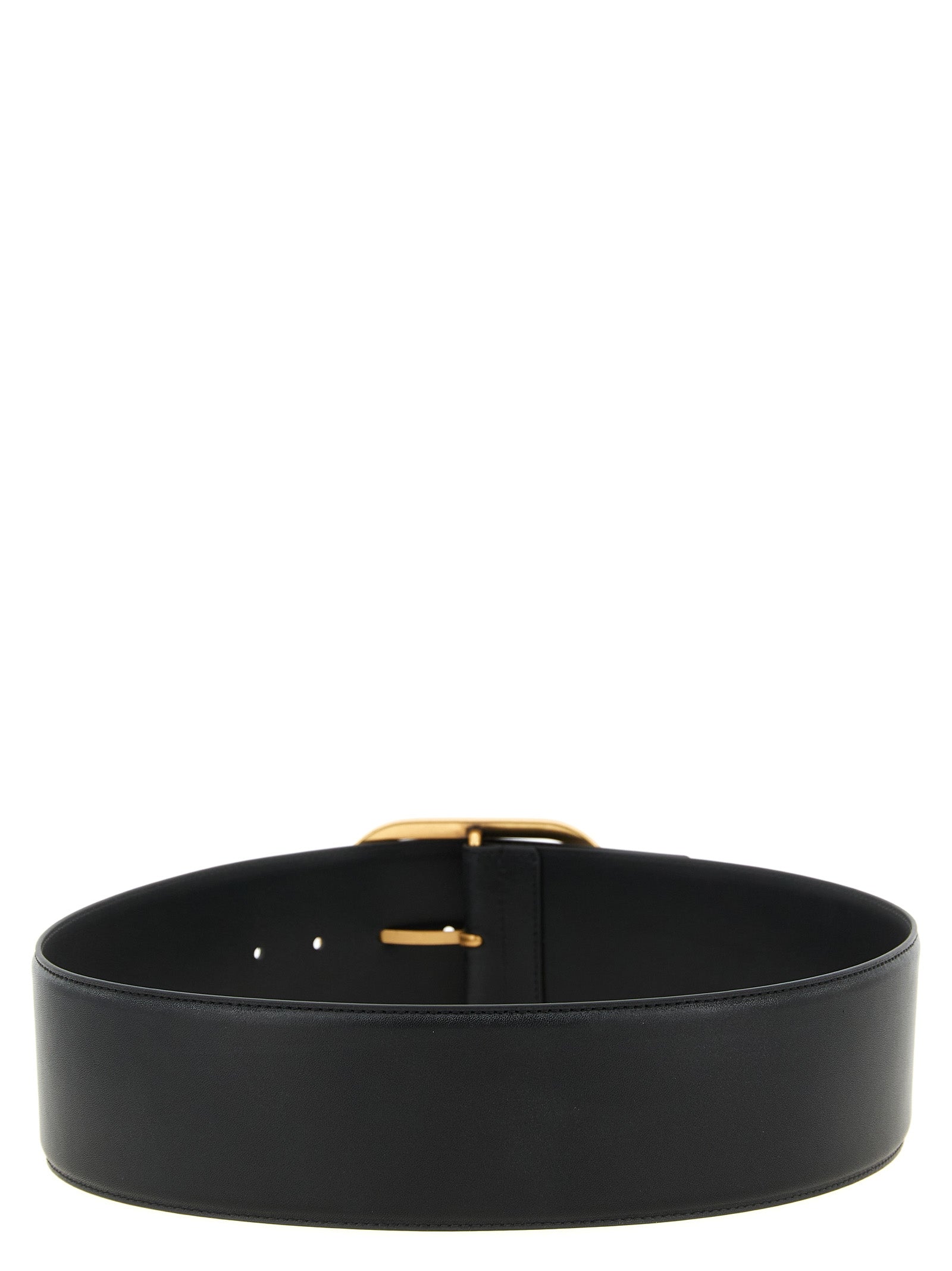 PINKO Black Cowhide High-Waist Women's Belt