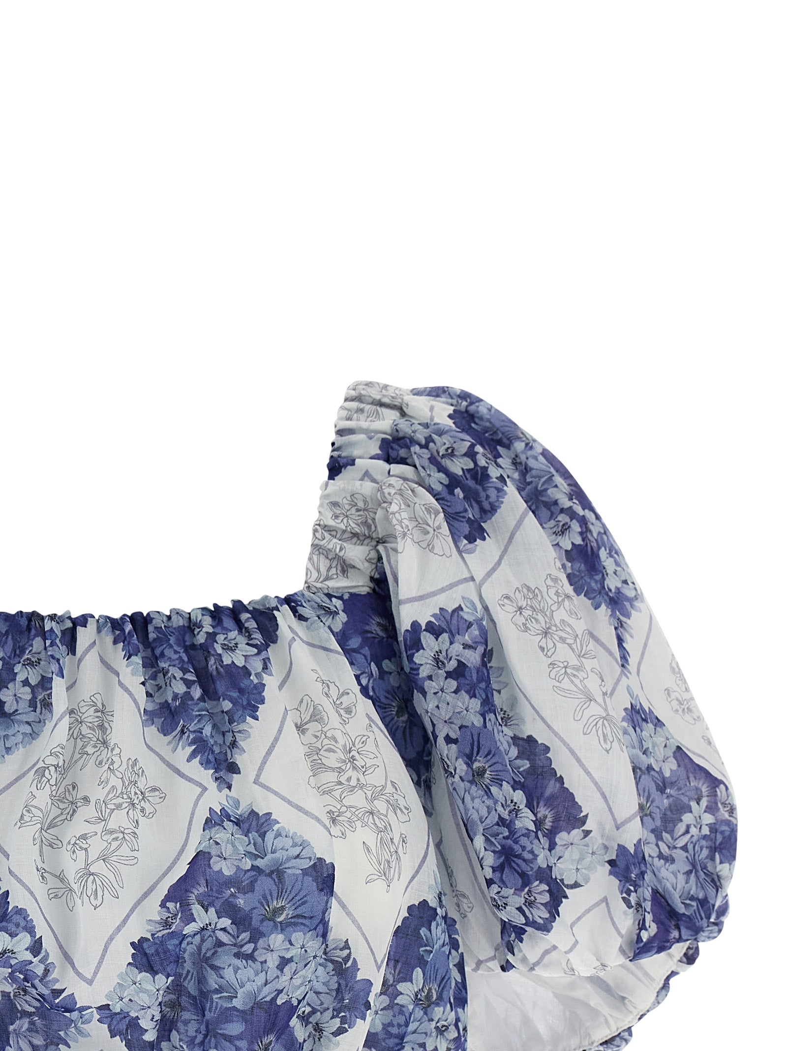 Twinset Blue Ramie Women's Blouse