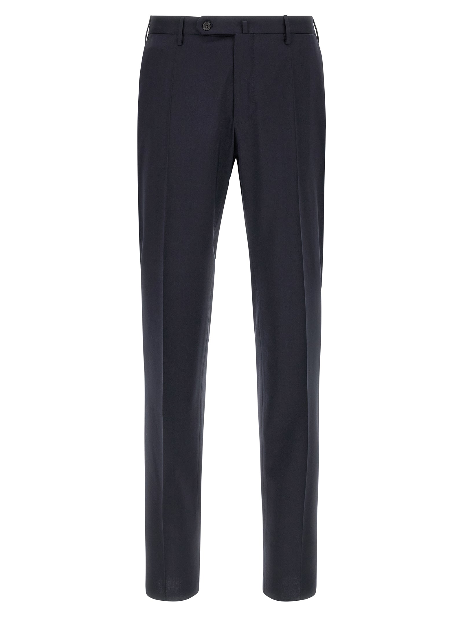 Incotex Blue Virgin Wool Dress Men's Pants