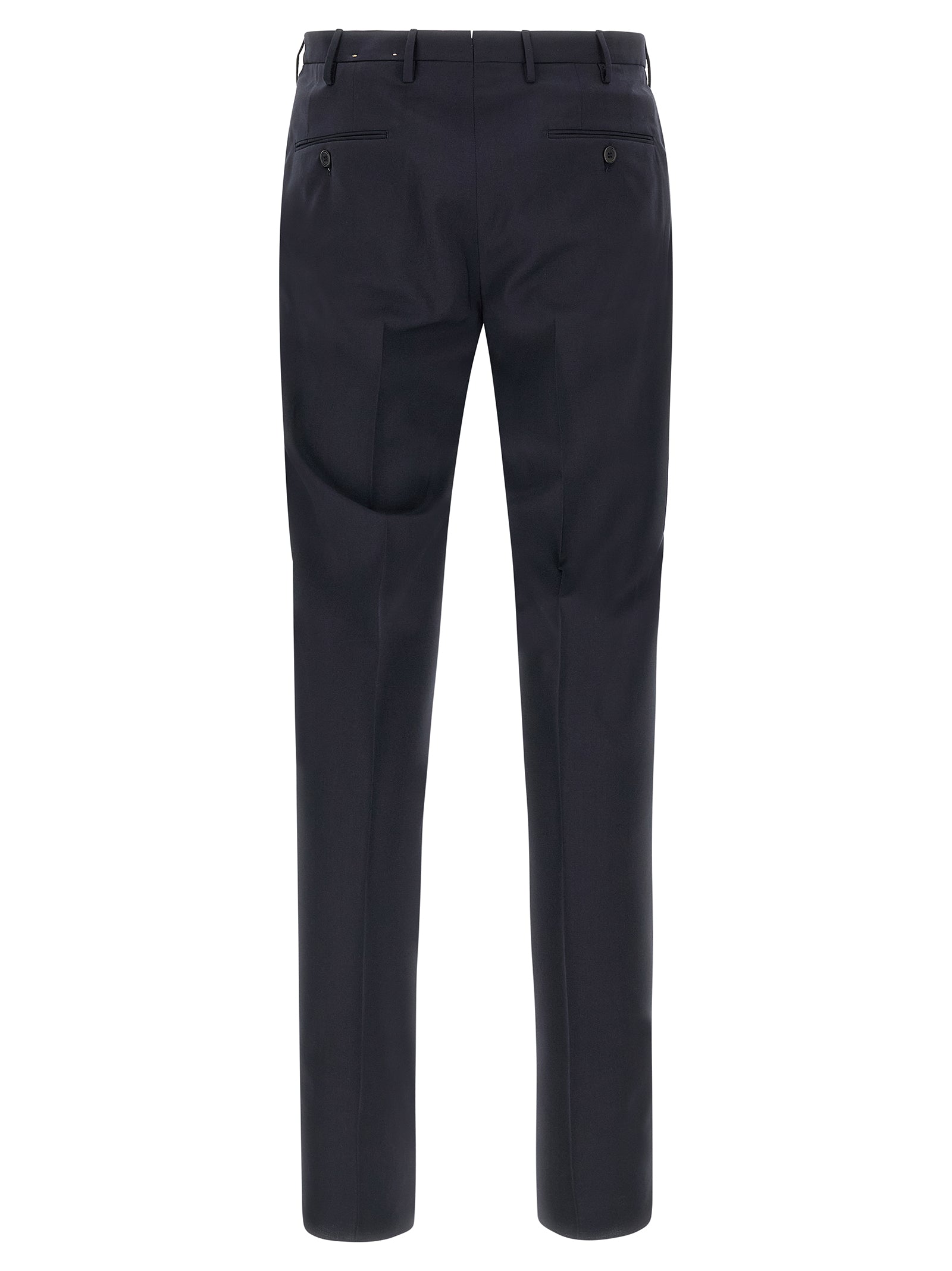 Incotex Blue Virgin Wool Dress Men's Pants
