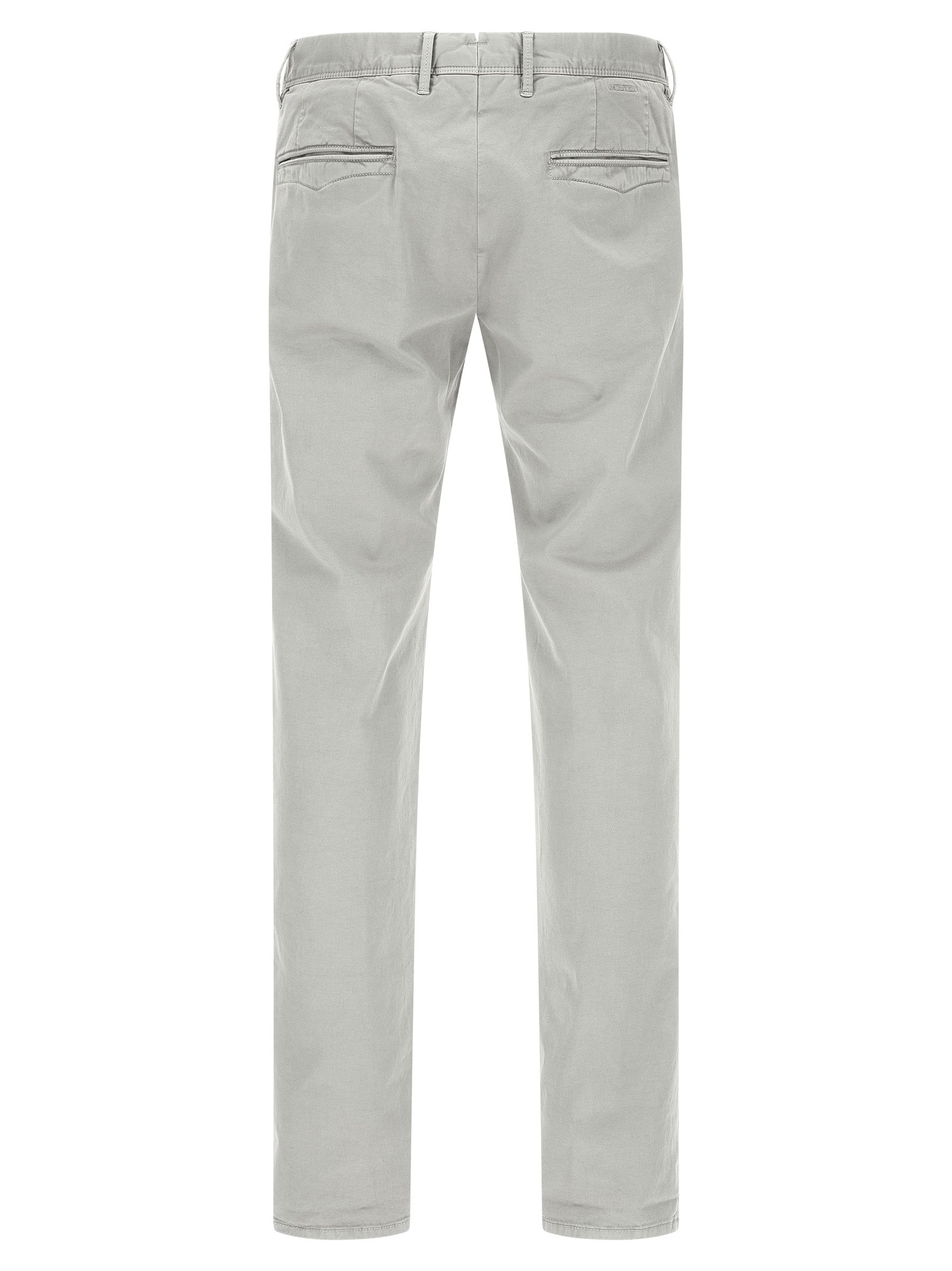 Incotex Gray Cotton Casual Men's Pants