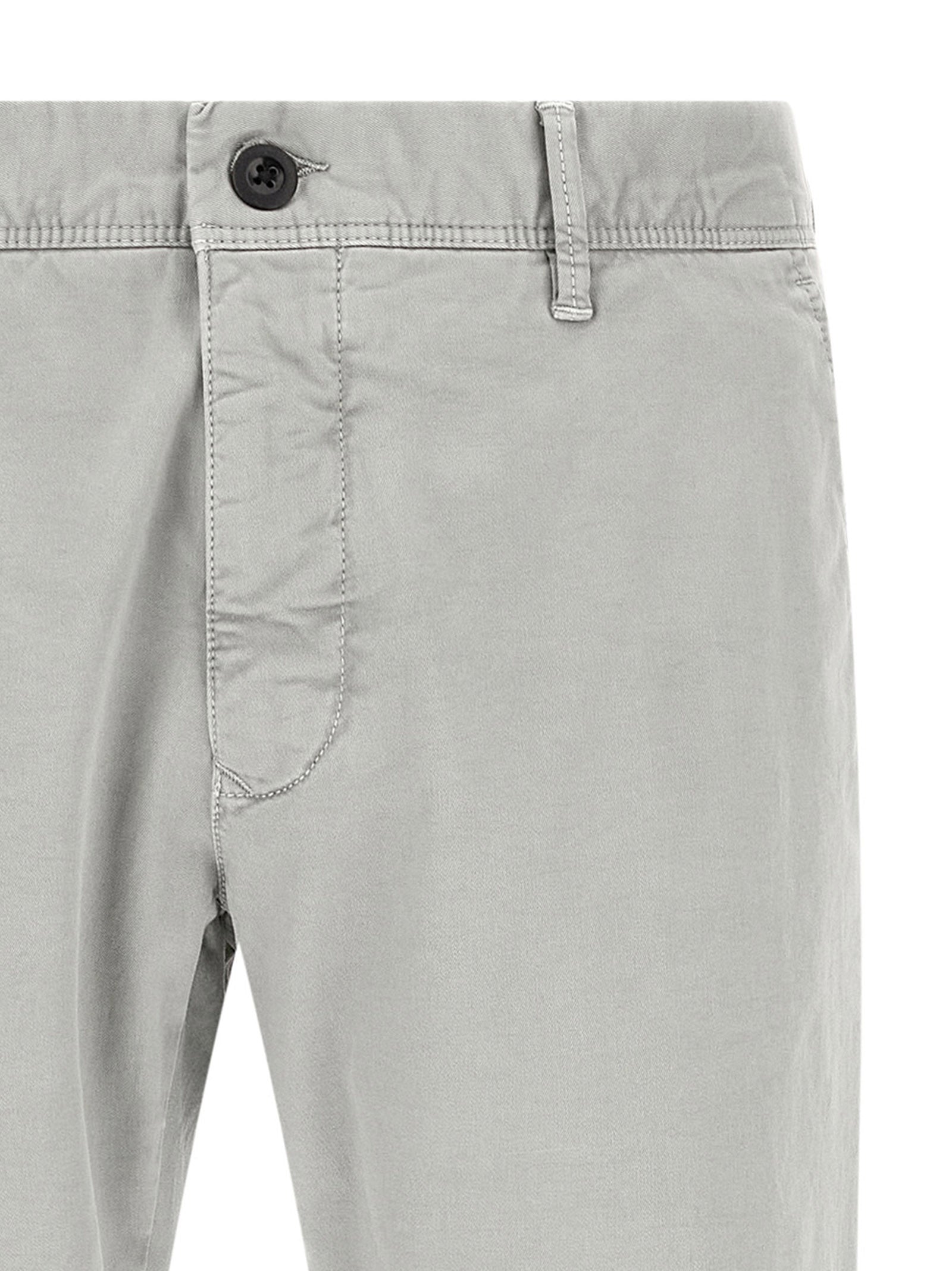 Incotex Gray Cotton Casual Men's Pants