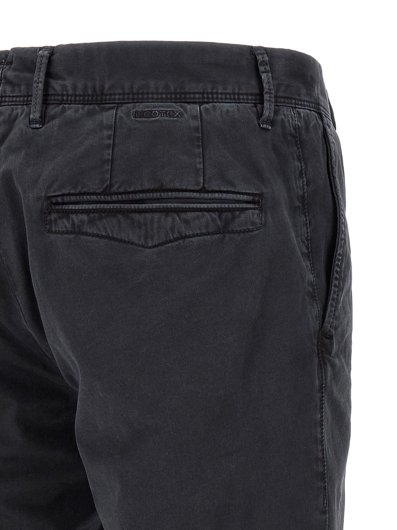Incotex Blue Cotton Casual Men's Pants