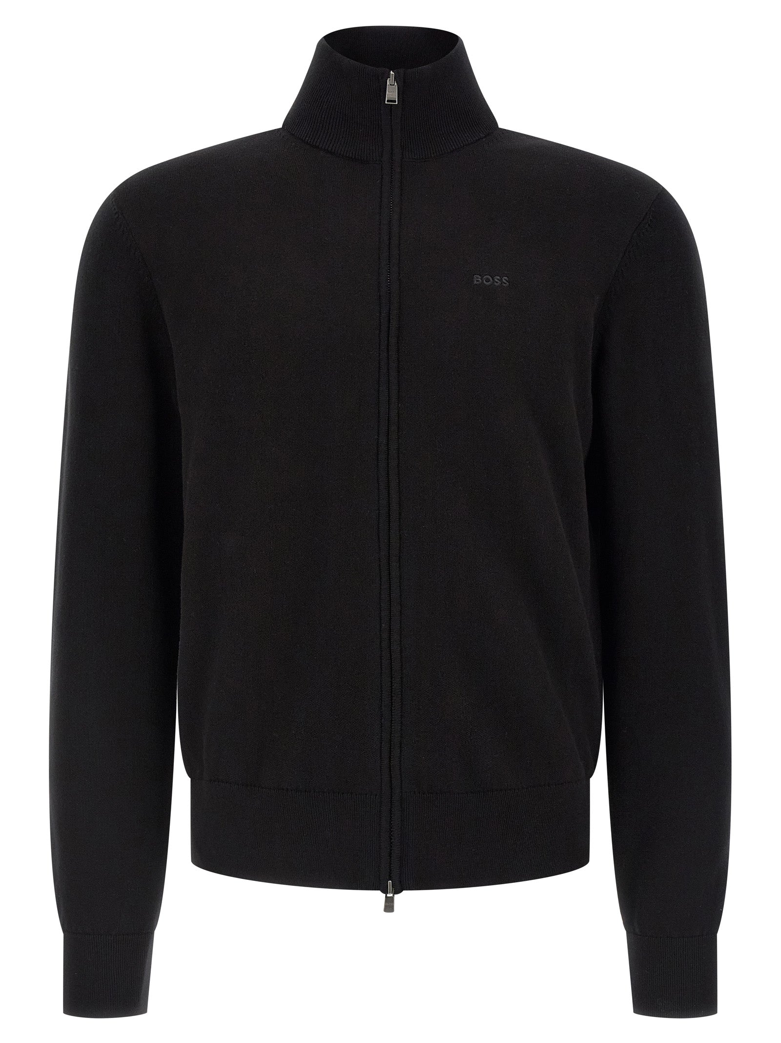 Hugo Boss Black Cotton Men's Cardigan