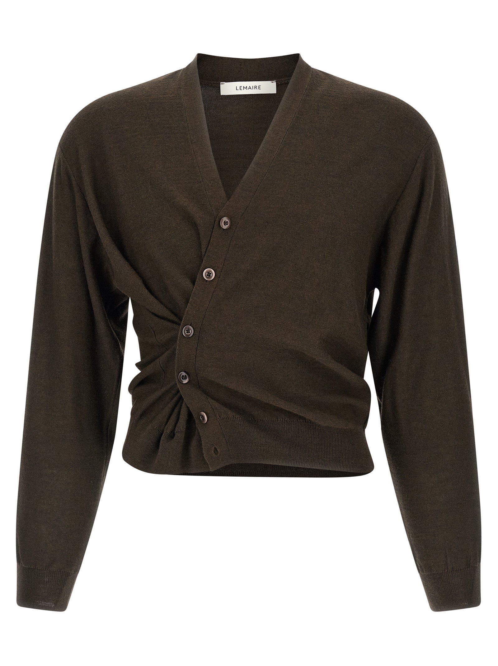 Lemaire Brown Marabou Men's Cardigan