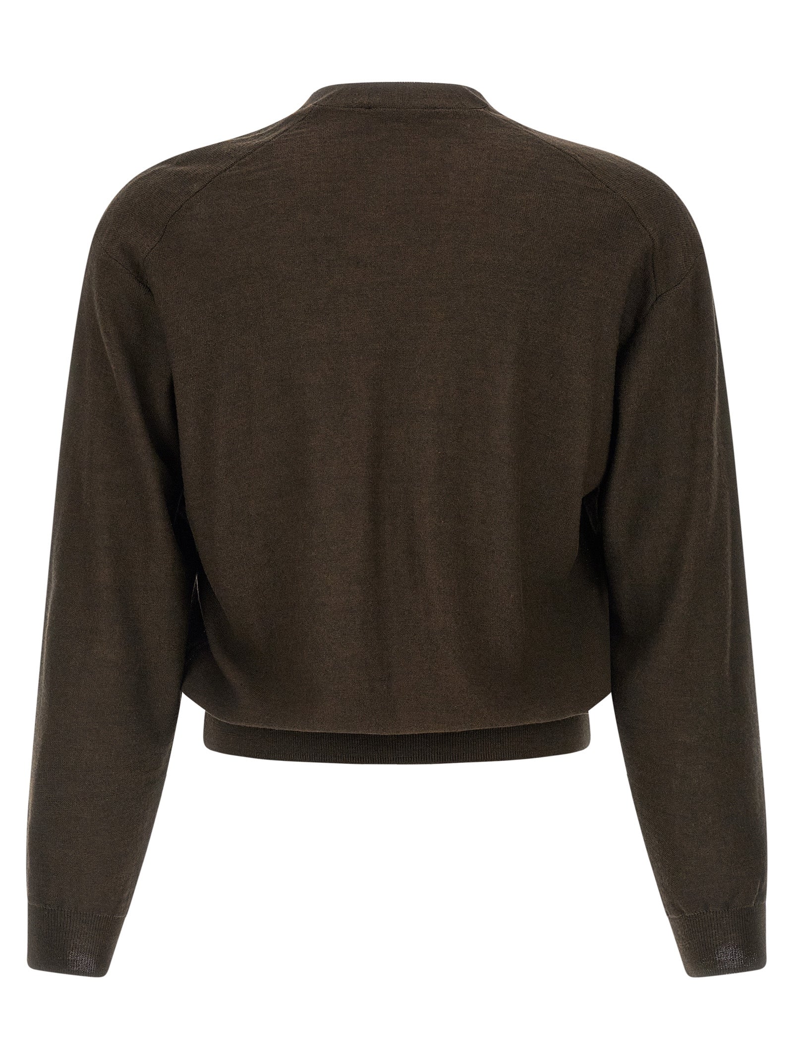 Lemaire Brown Marabou Men's Cardigan