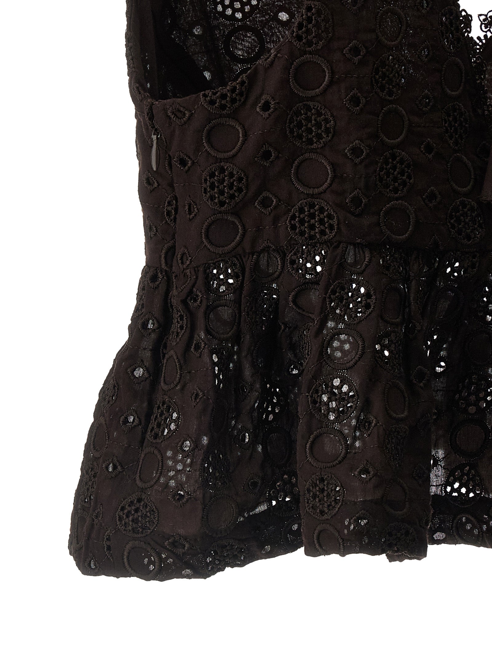 PINKO Brown Cotton Women's Blouse