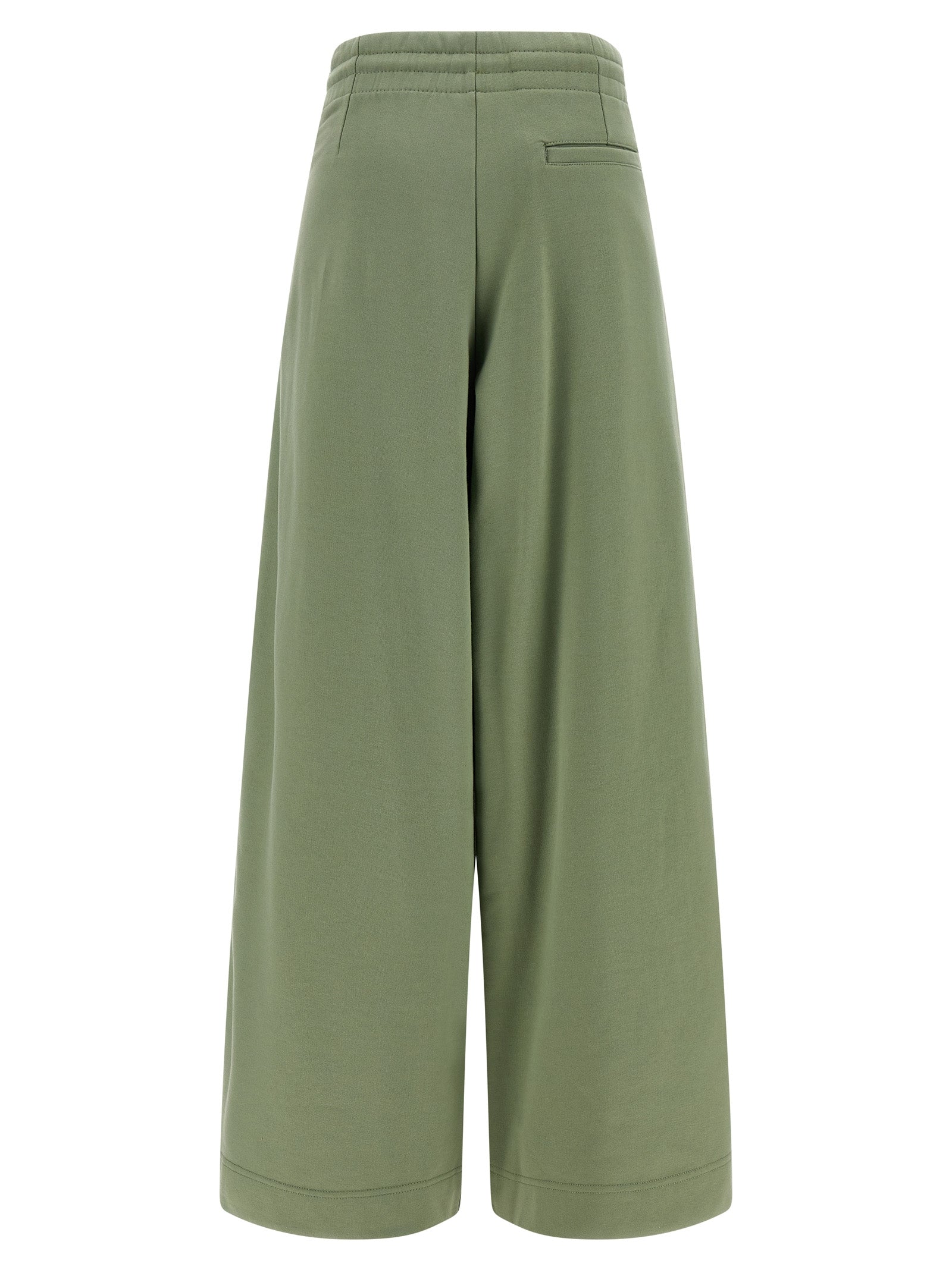 Dries Van Noten Bicolor Cotton Casual Women's Pants