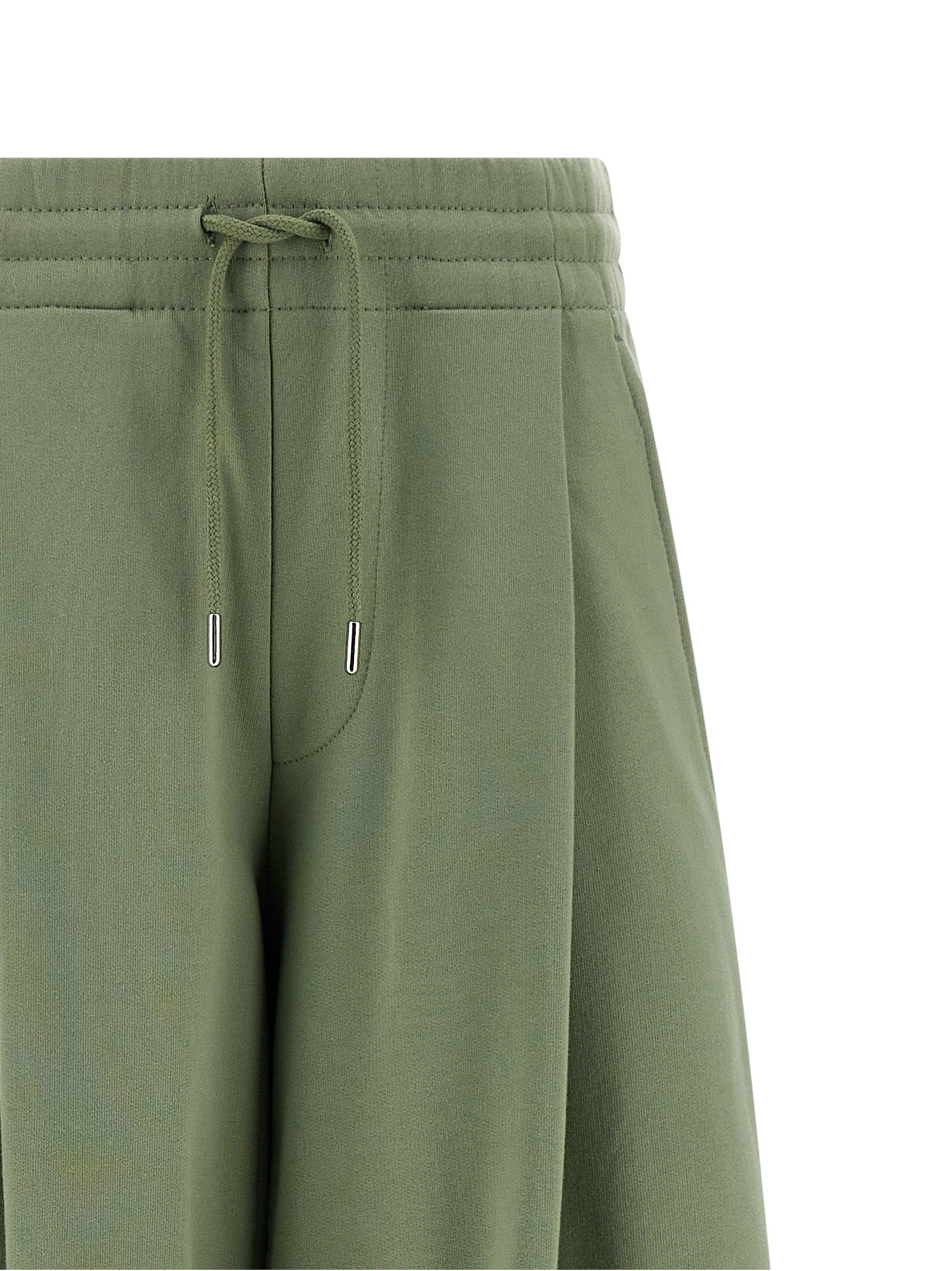 Dries Van Noten Bicolor Cotton Casual Women's Pants