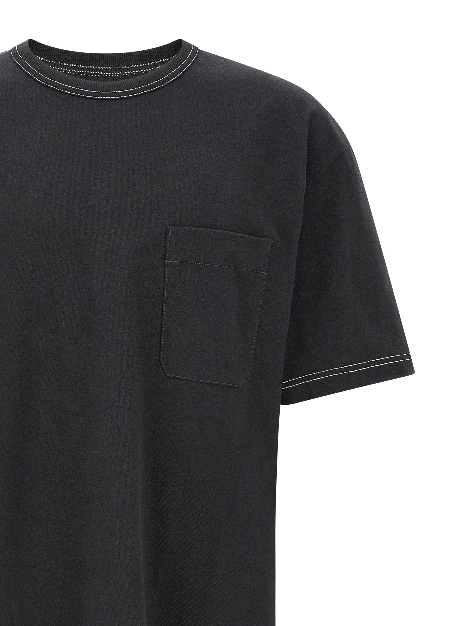 Lemaire Blue Cotton Men's T-Shirt