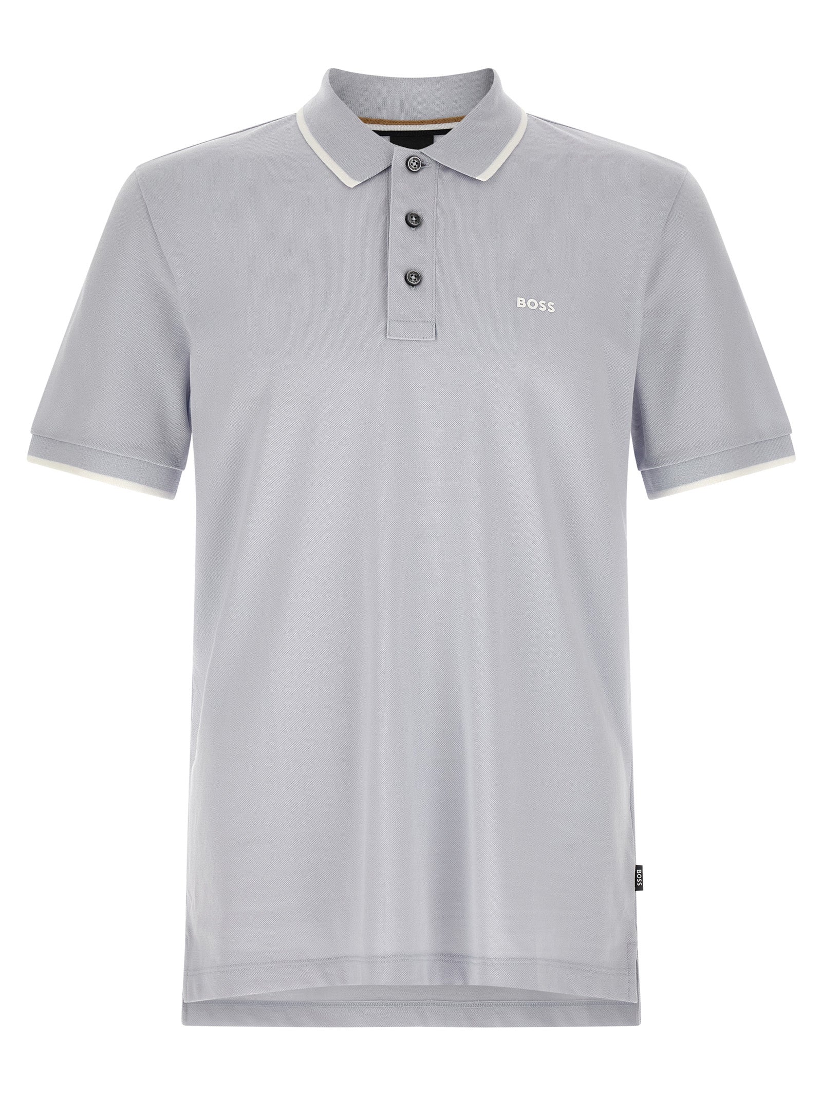 Hugo Boss Blue Cotton Polo Men's Shirt