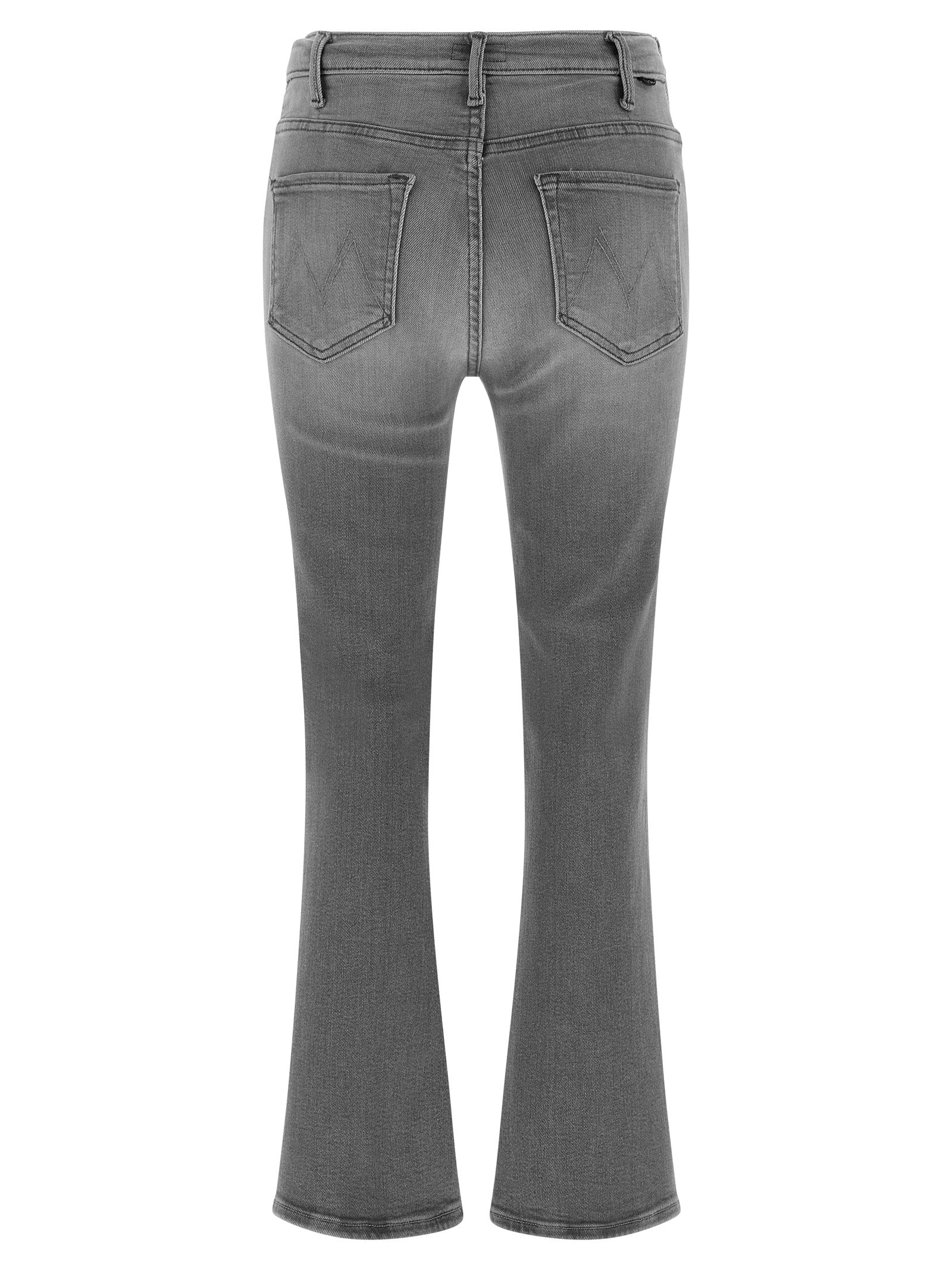 Mother Denim Gray Cotton Skinny Women's Jeans