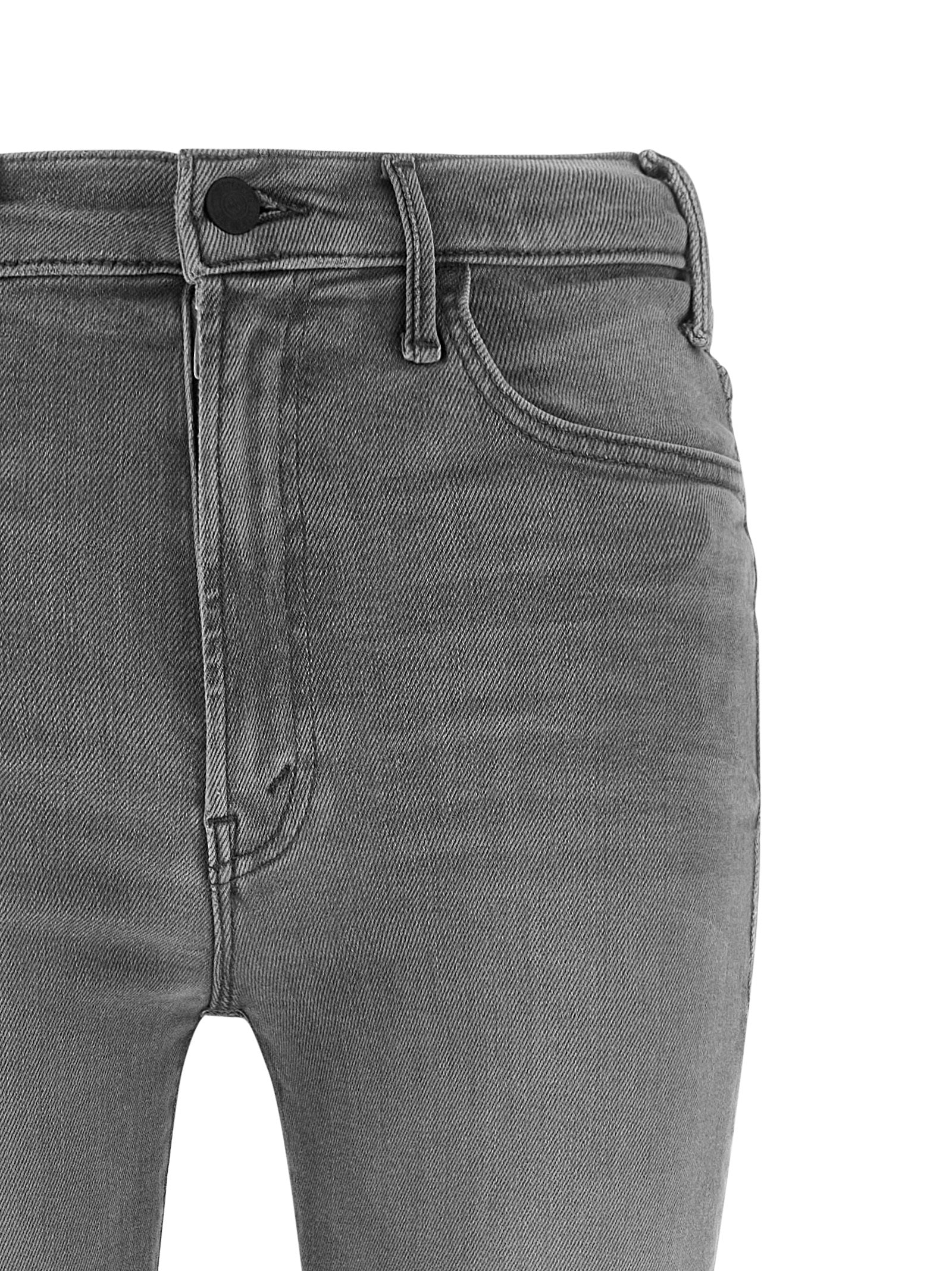 Mother Denim Gray Cotton Skinny Women's Jeans