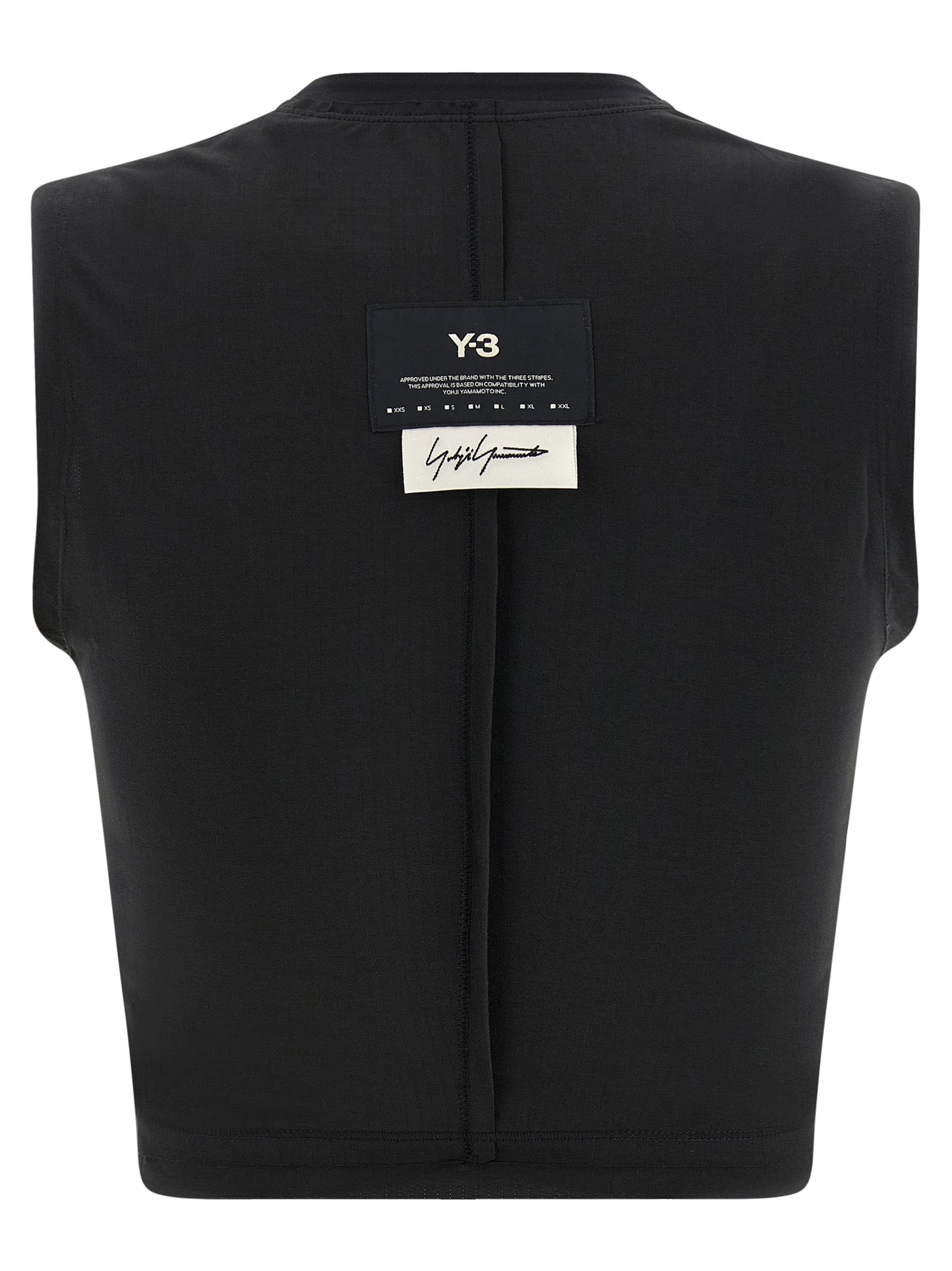 Y-3 Black Polyester Sport Women's Bra