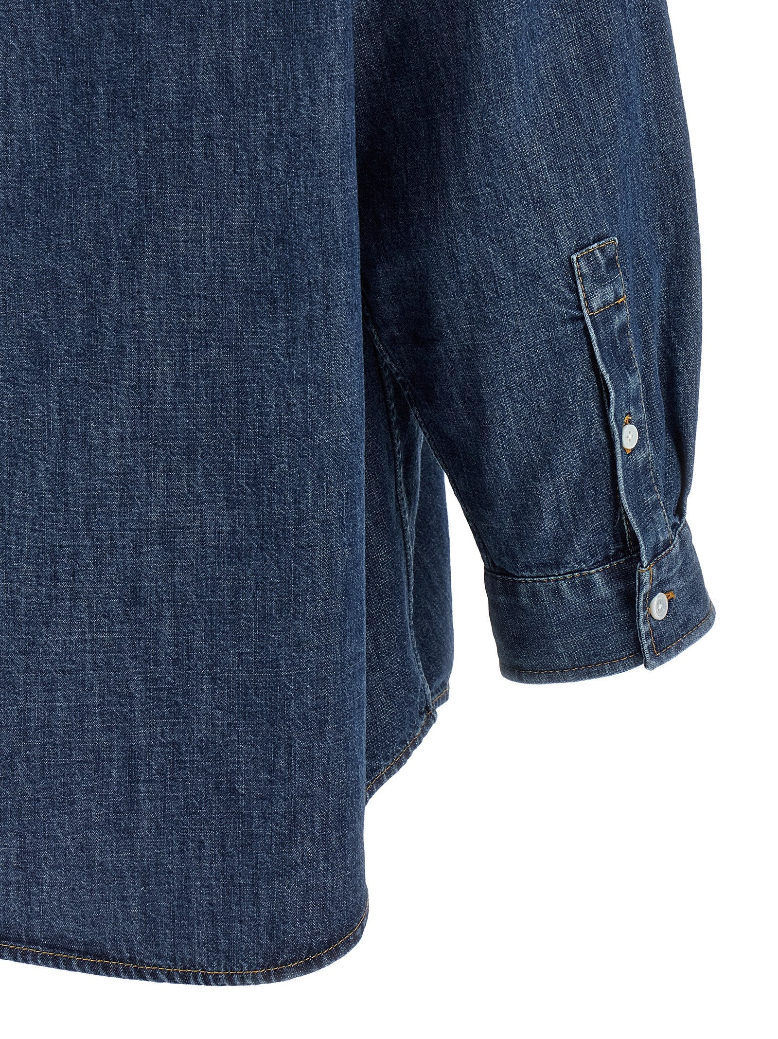 Valentino Garavani Blue Cotton Women's Blouse