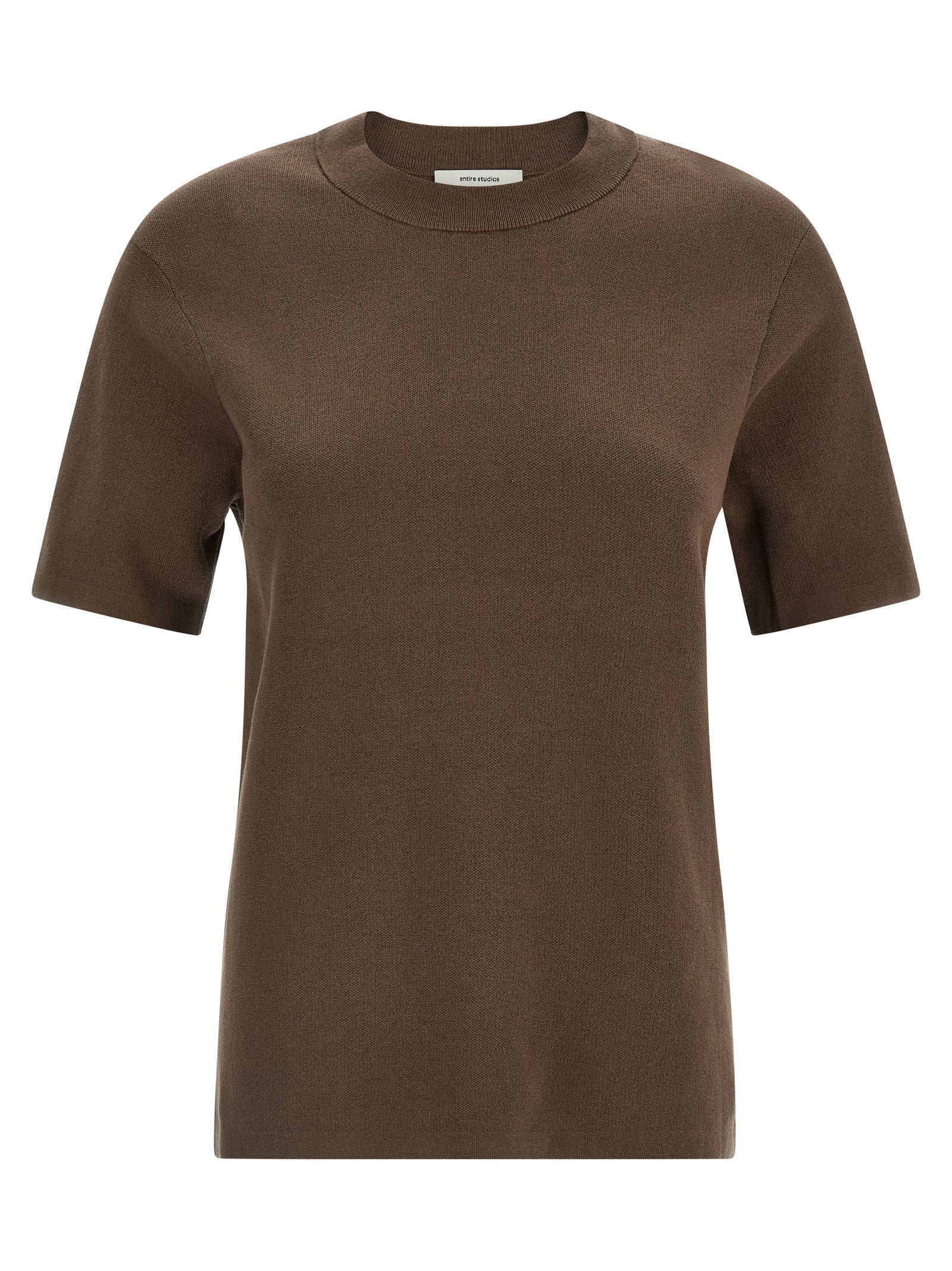 Entire Studios Brown Cotton Women's T-Shirt