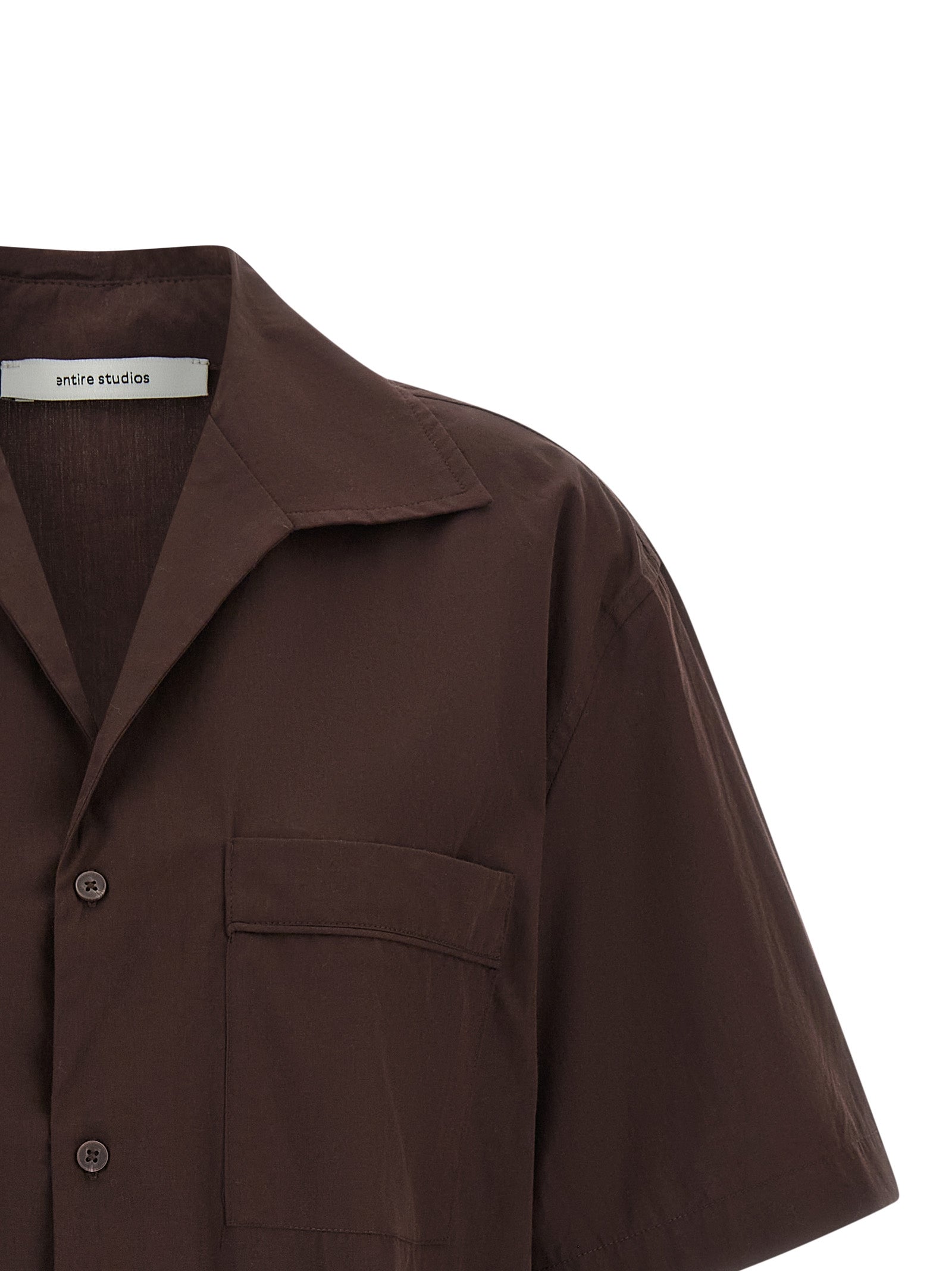 Entire Studios Brown Cotton Women's Blouse