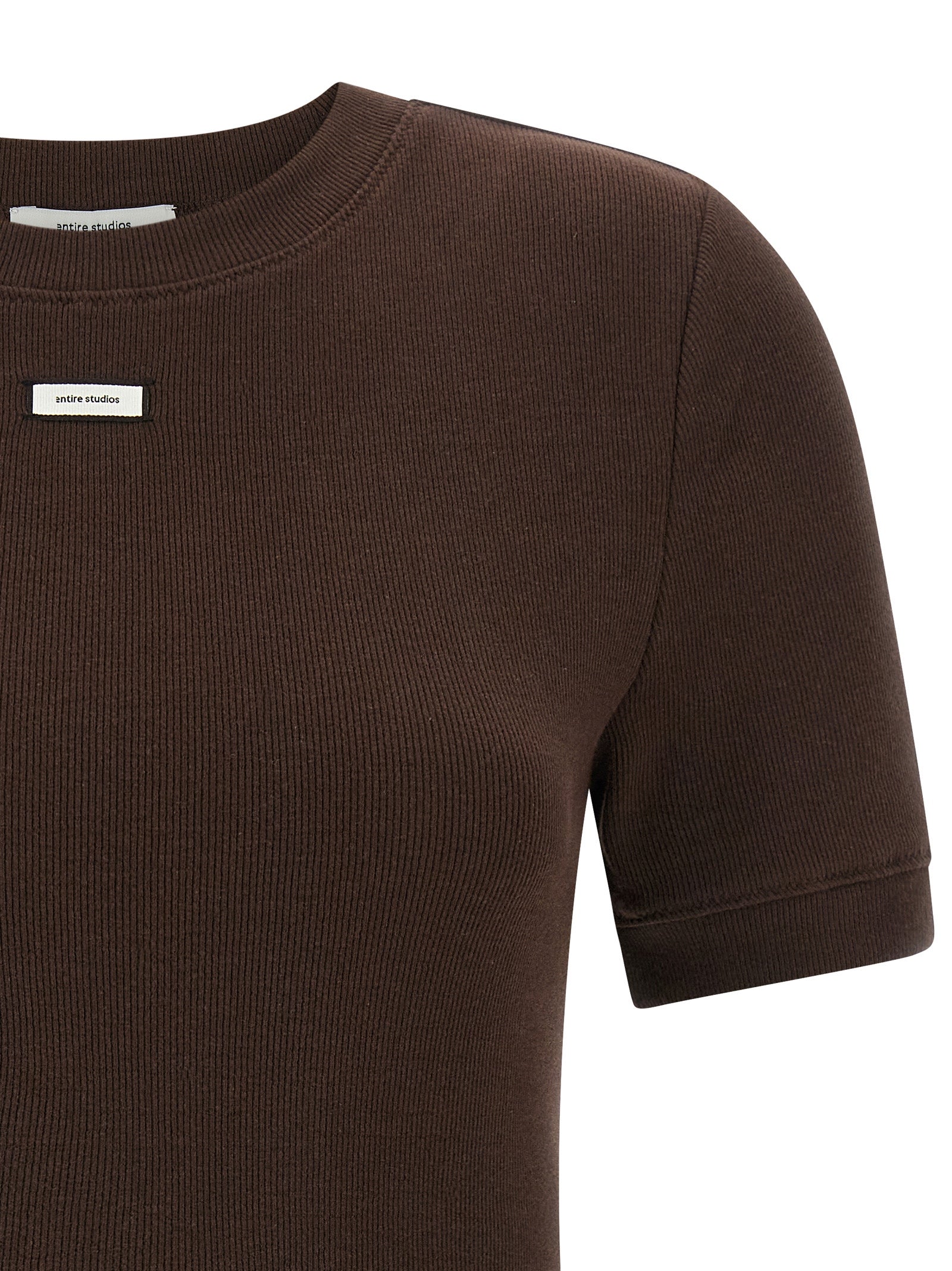 Entire Studios Brown Cotton Women's T-Shirt