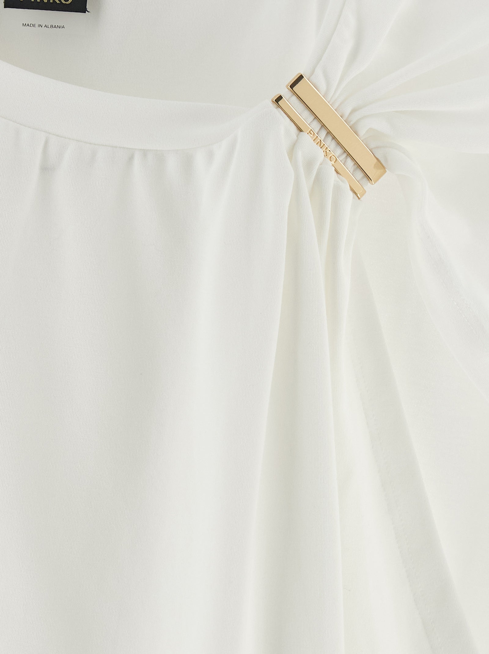 PINKO White Cotton Women's T-Shirt