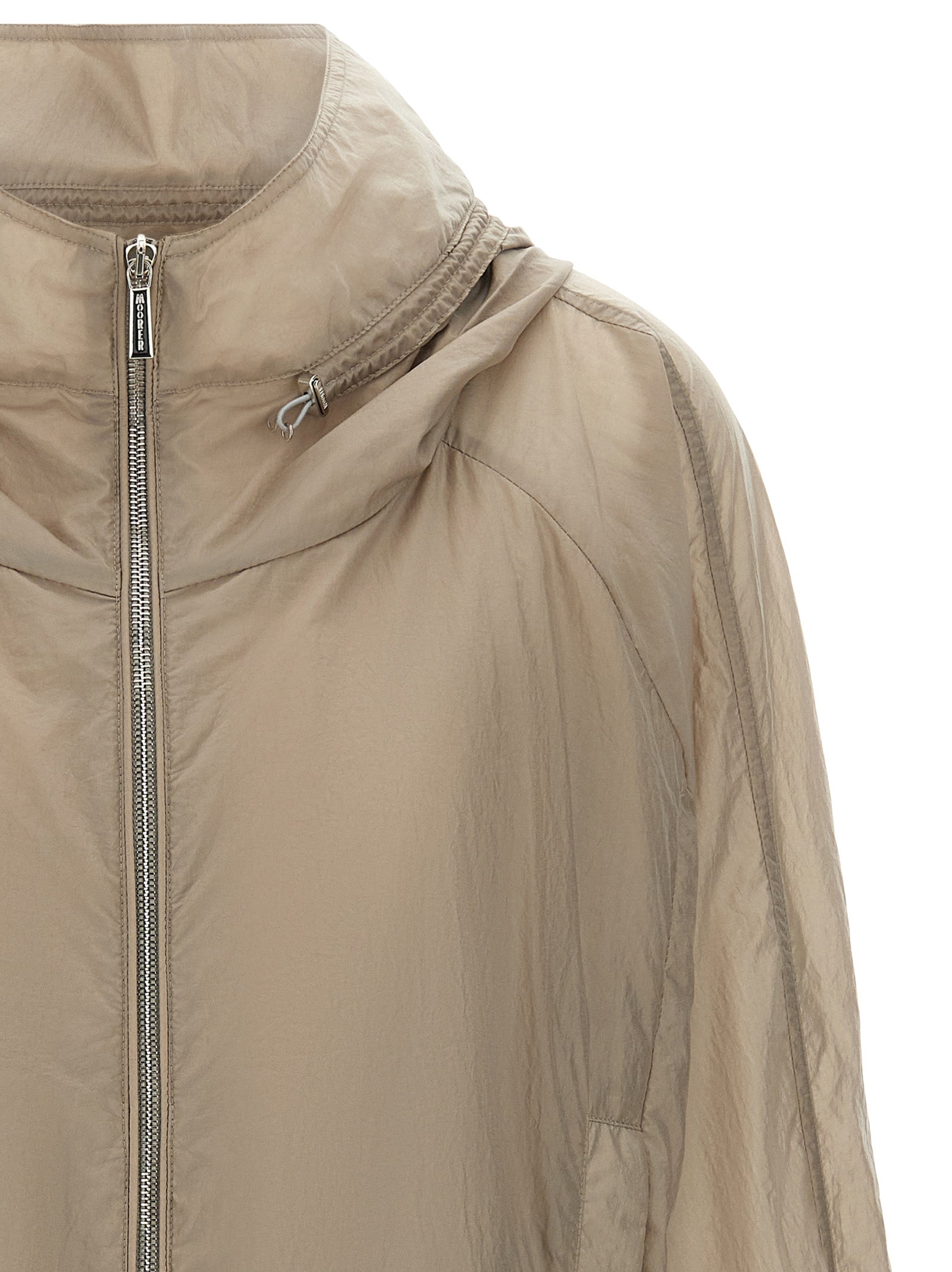 MooRER Beige Polyester Shell Women's Jacket