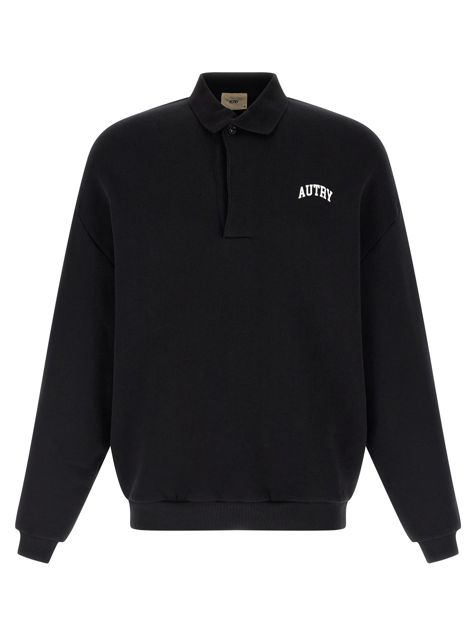 Autry Black Cotton Men's Sweatshirt