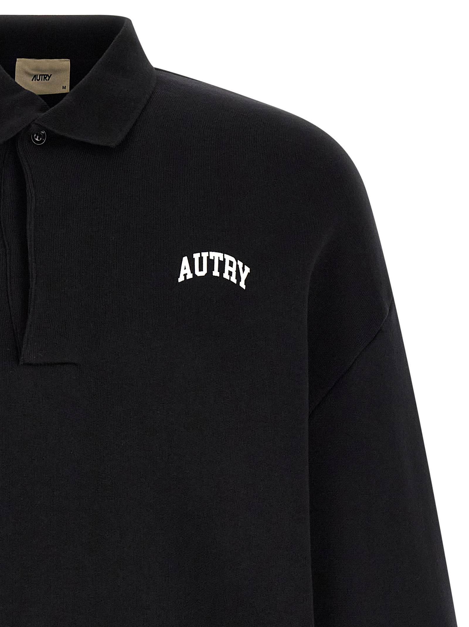 Autry Black Cotton Men's Sweatshirt