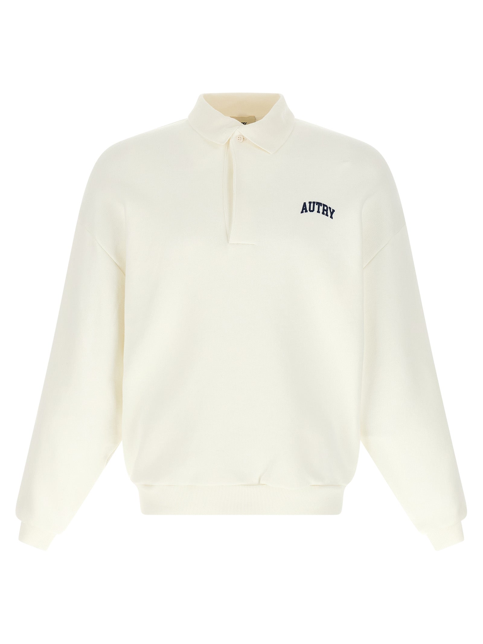 Autry White Cotton Men's Sweatshirt