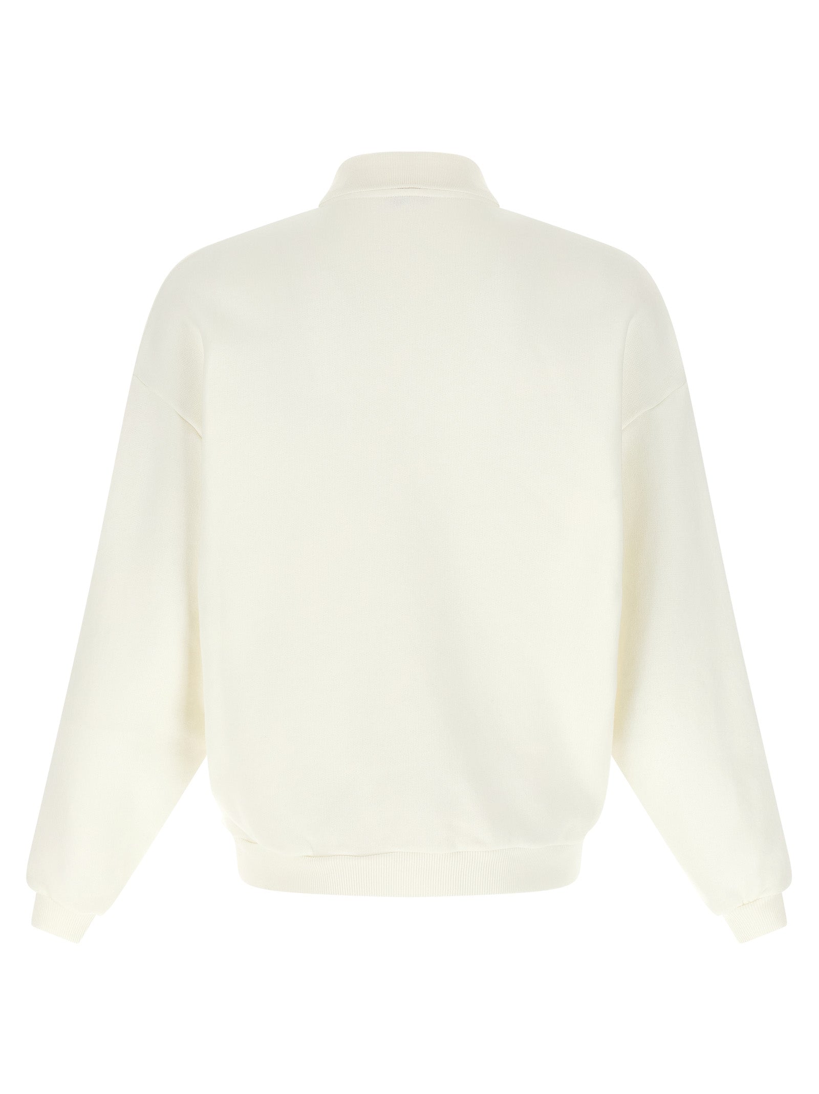Autry White Cotton Men's Sweatshirt