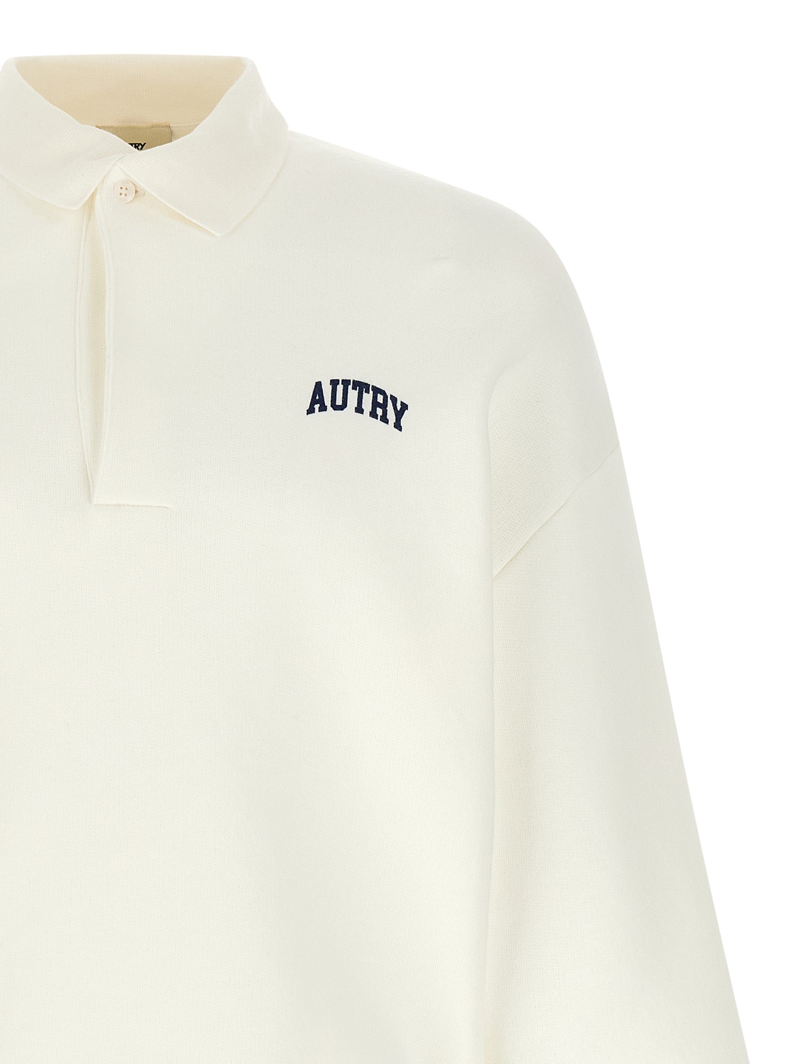Autry White Cotton Men's Sweatshirt