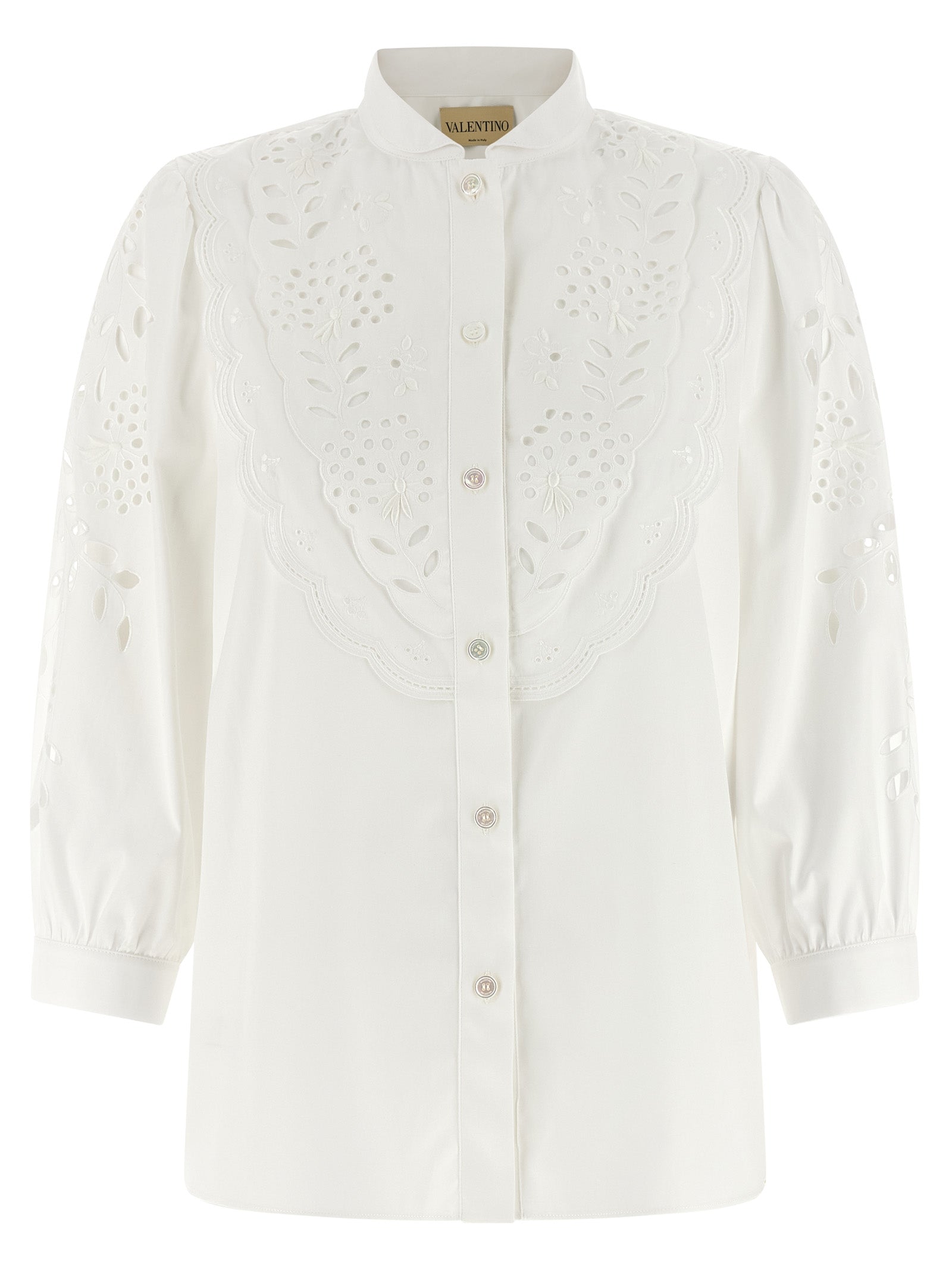 Valentino Garavani White Cotton Women's Blouse