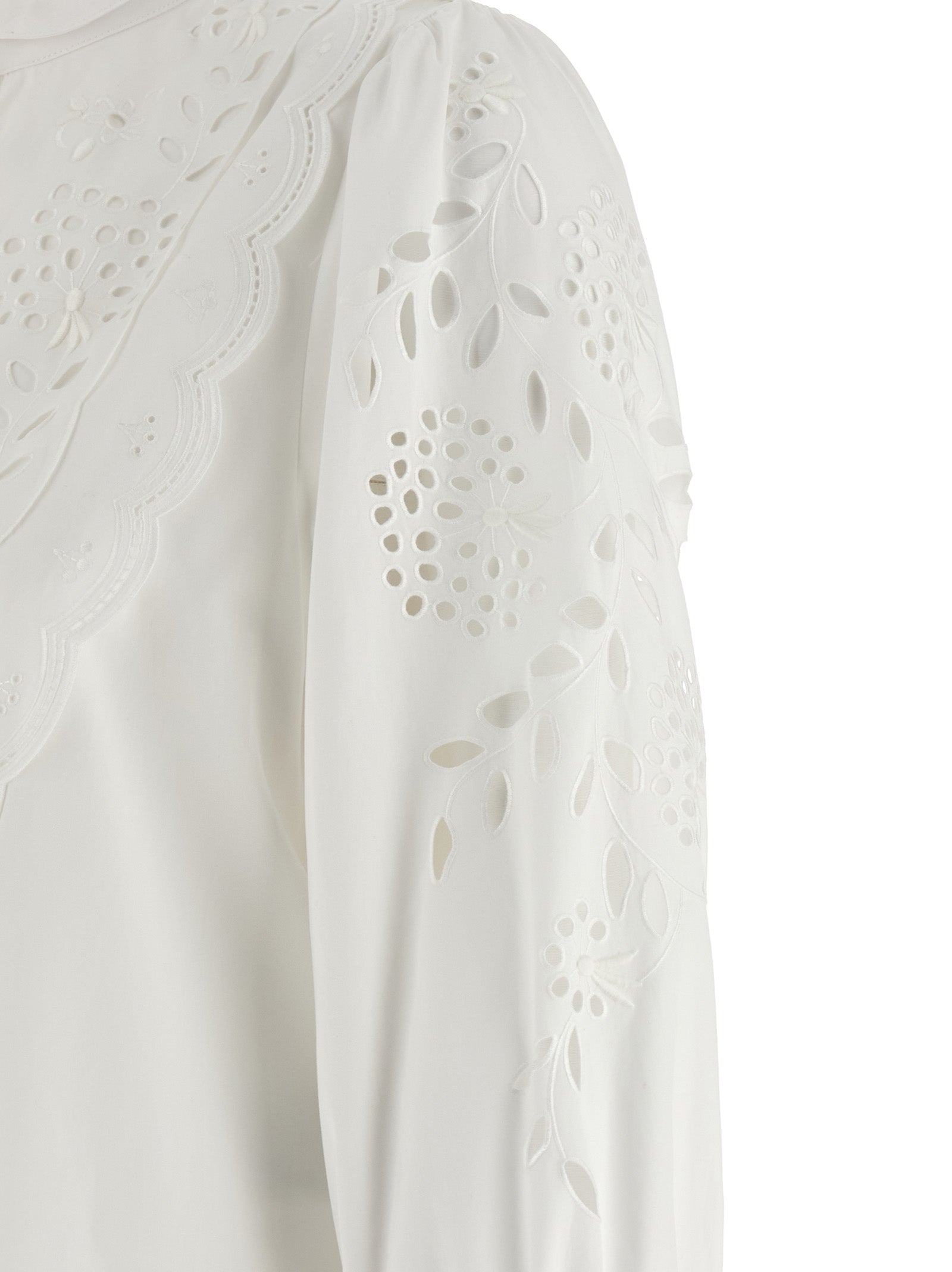 Valentino Garavani White Cotton Women's Blouse