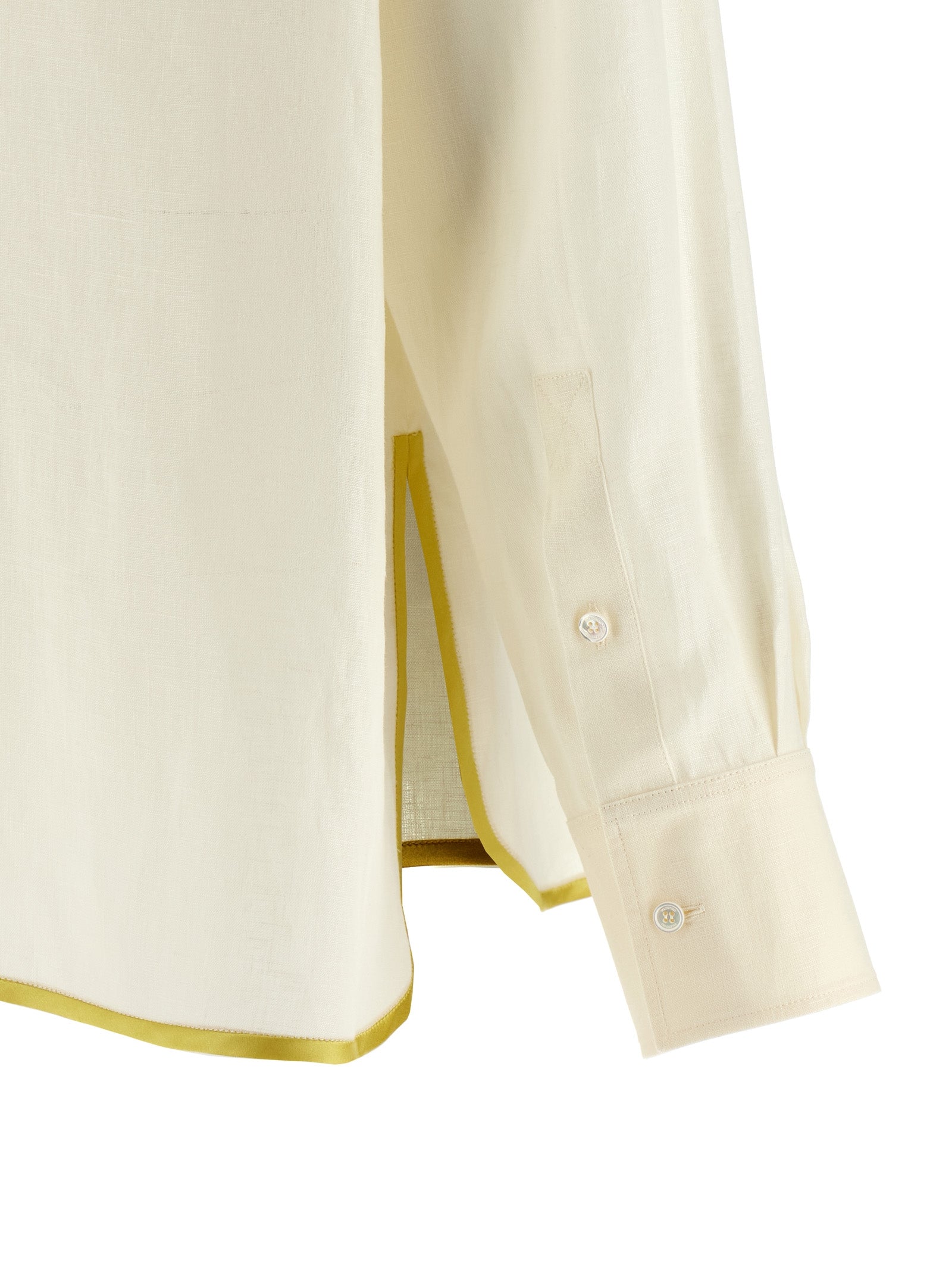 Valentino Garavani Beige Linen Women's Blouse