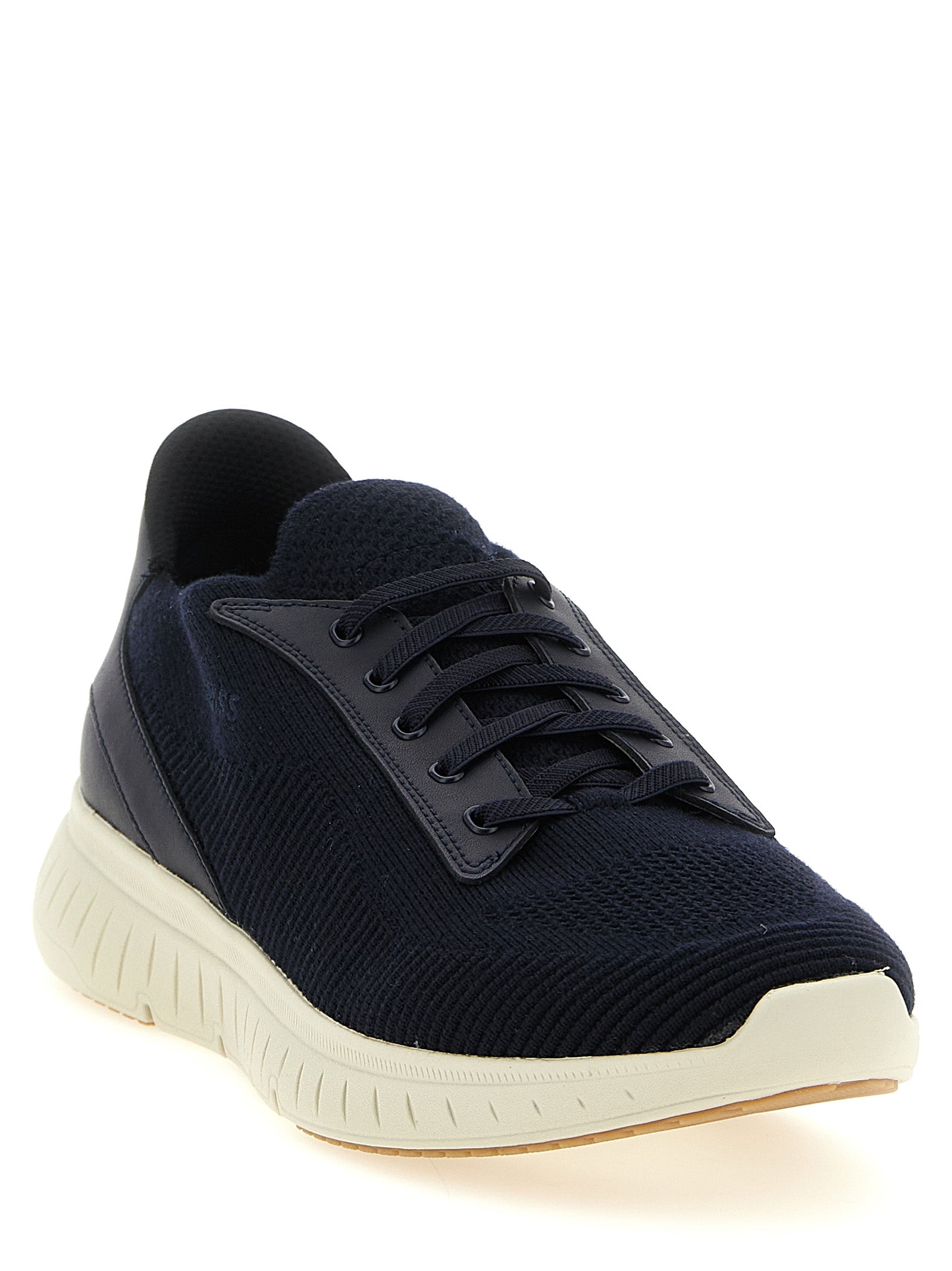Hugo Boss Blue Cowhide Athletic Men's Sneakers