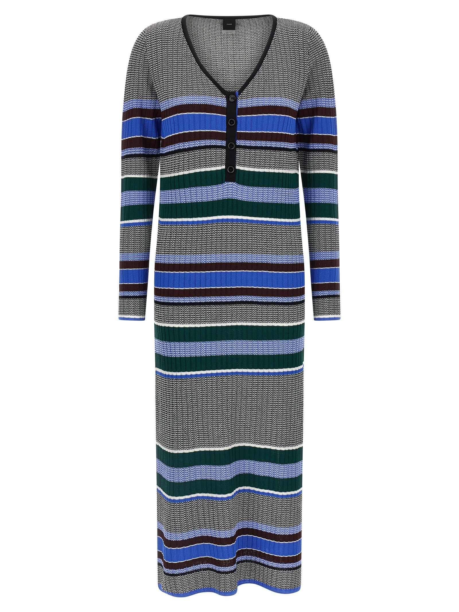 PINKO Multicolor Viscose Long Women's Dress