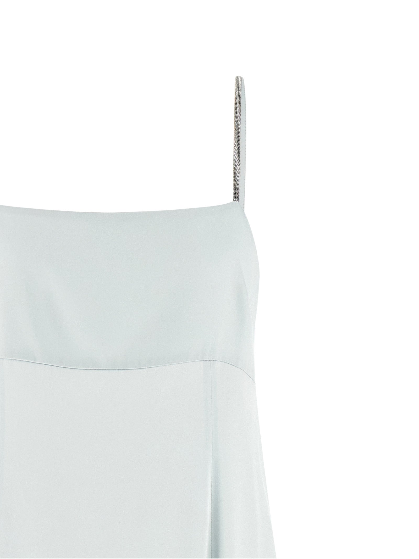 Peserico Blue Viscose Long Women's Dress